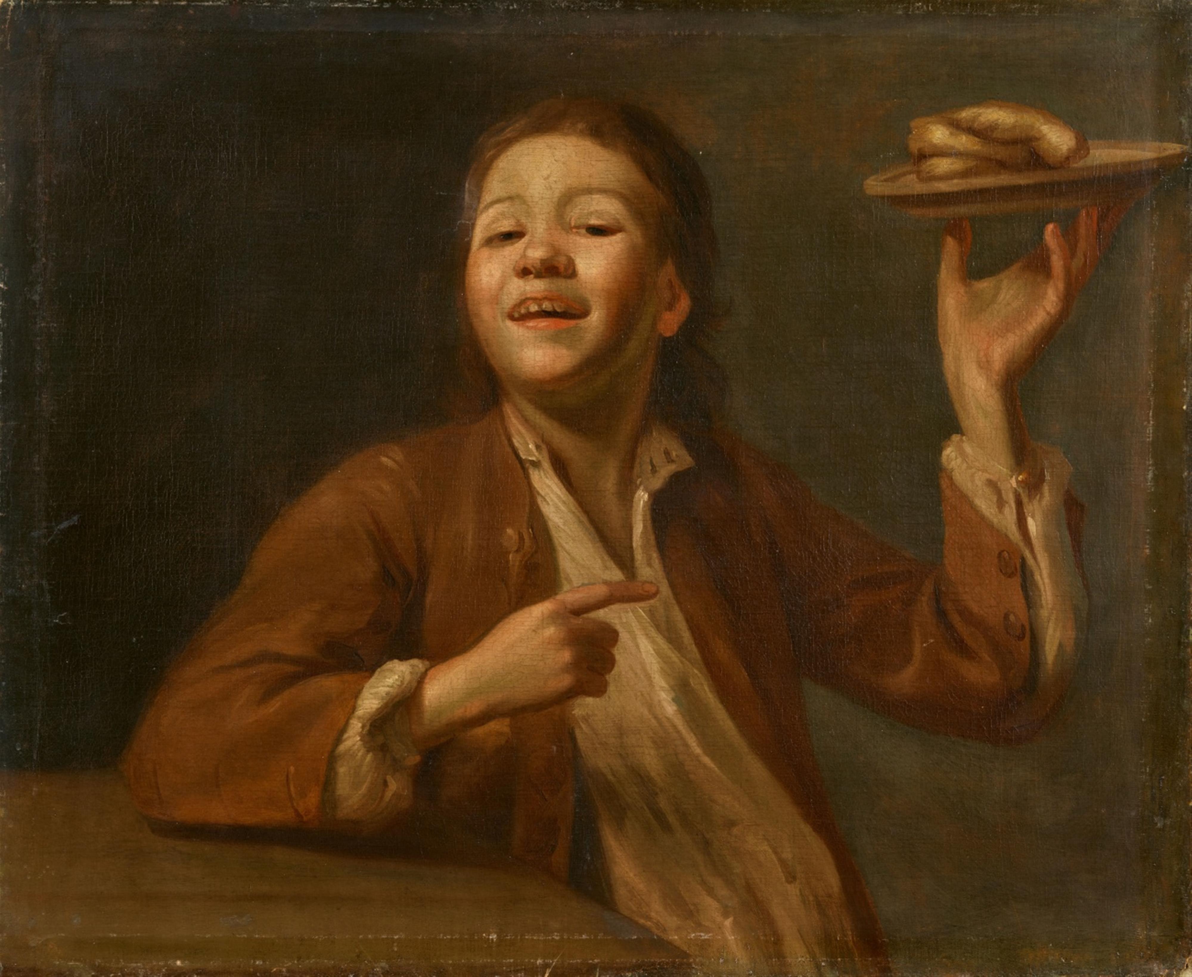 Lombardischer Meister des 18. Jahrhunderts - Junge mit einem Teller - image-1