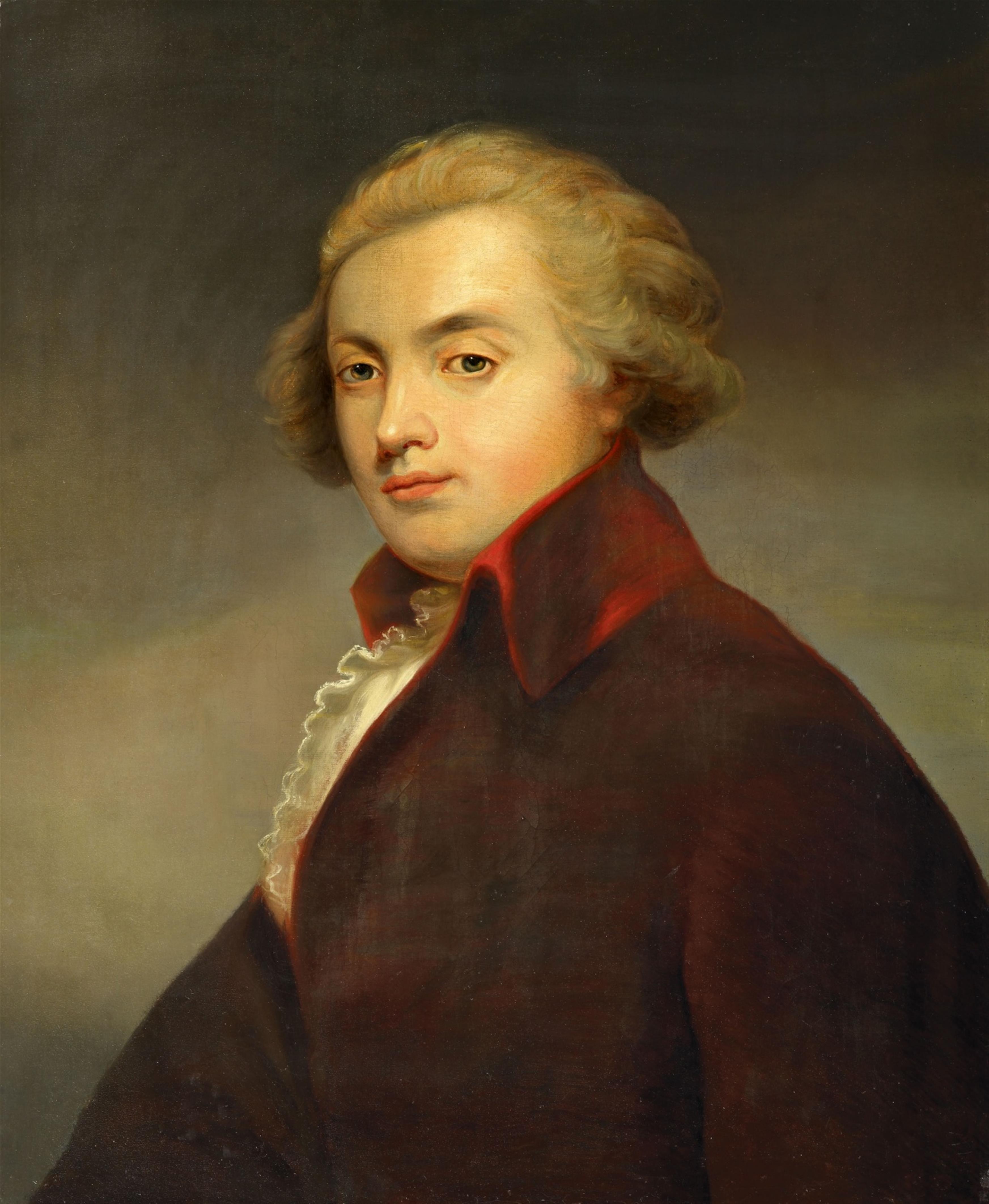 Heinrich Friedrich Füger, zugeschrieben - Bildnis eines jungen Mannes (Wolfgang Amadeus Mozart?) - image-1