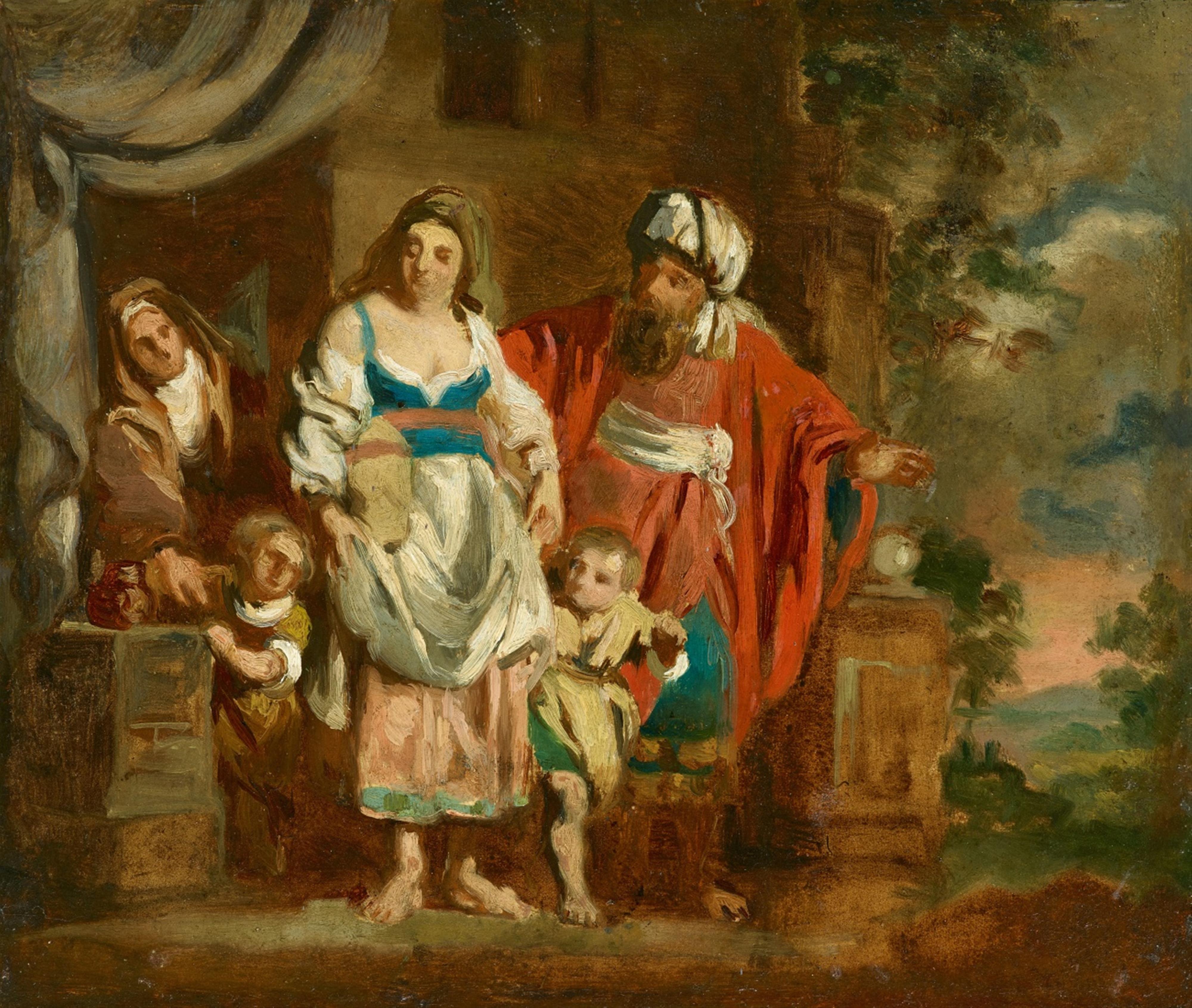 Pièrre Joseph Verhaghen - Hagar and Ishmael Banished by Abraham - image-1