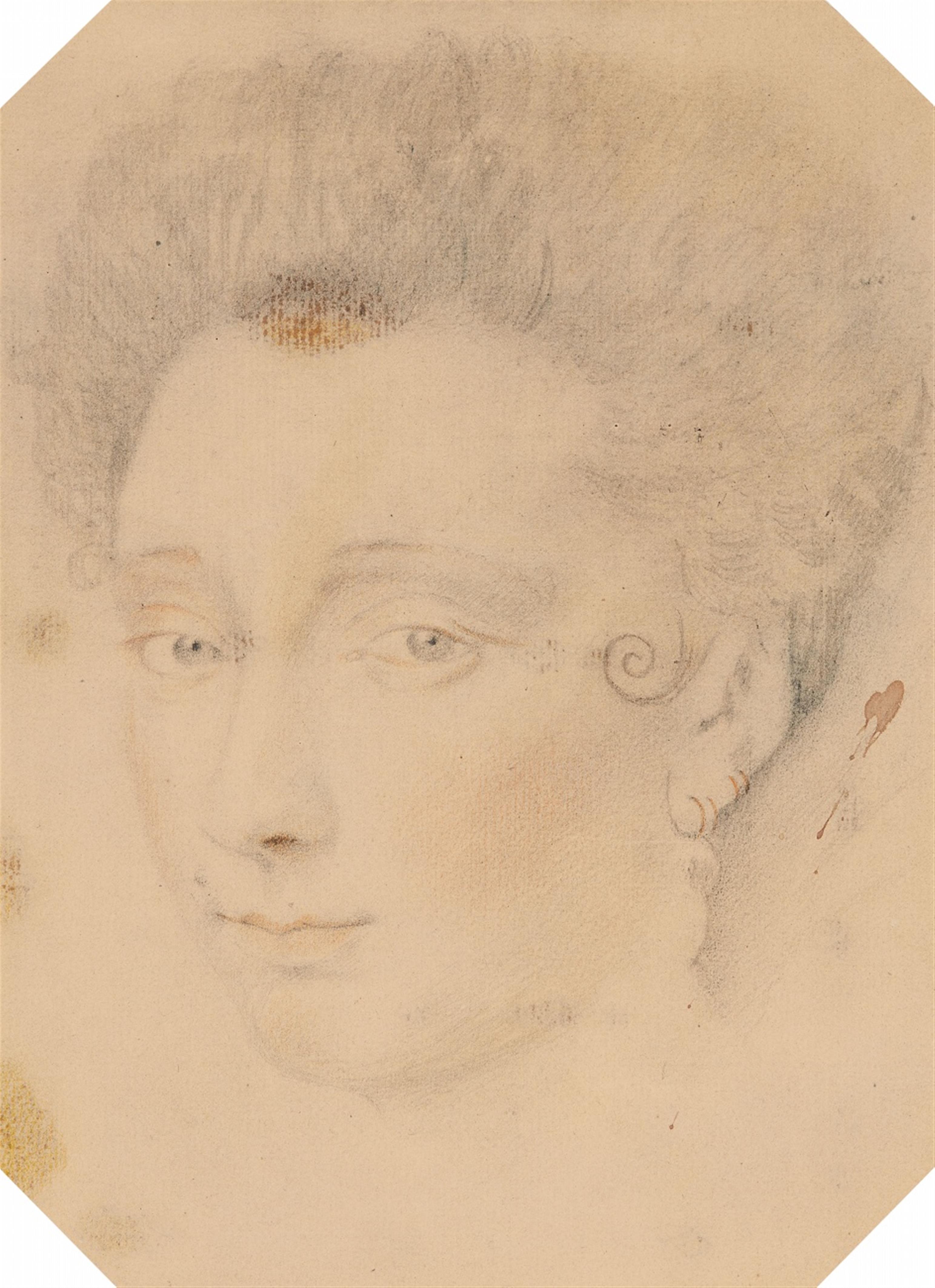 French School, 16th century - Portrait of a Lady - image-1