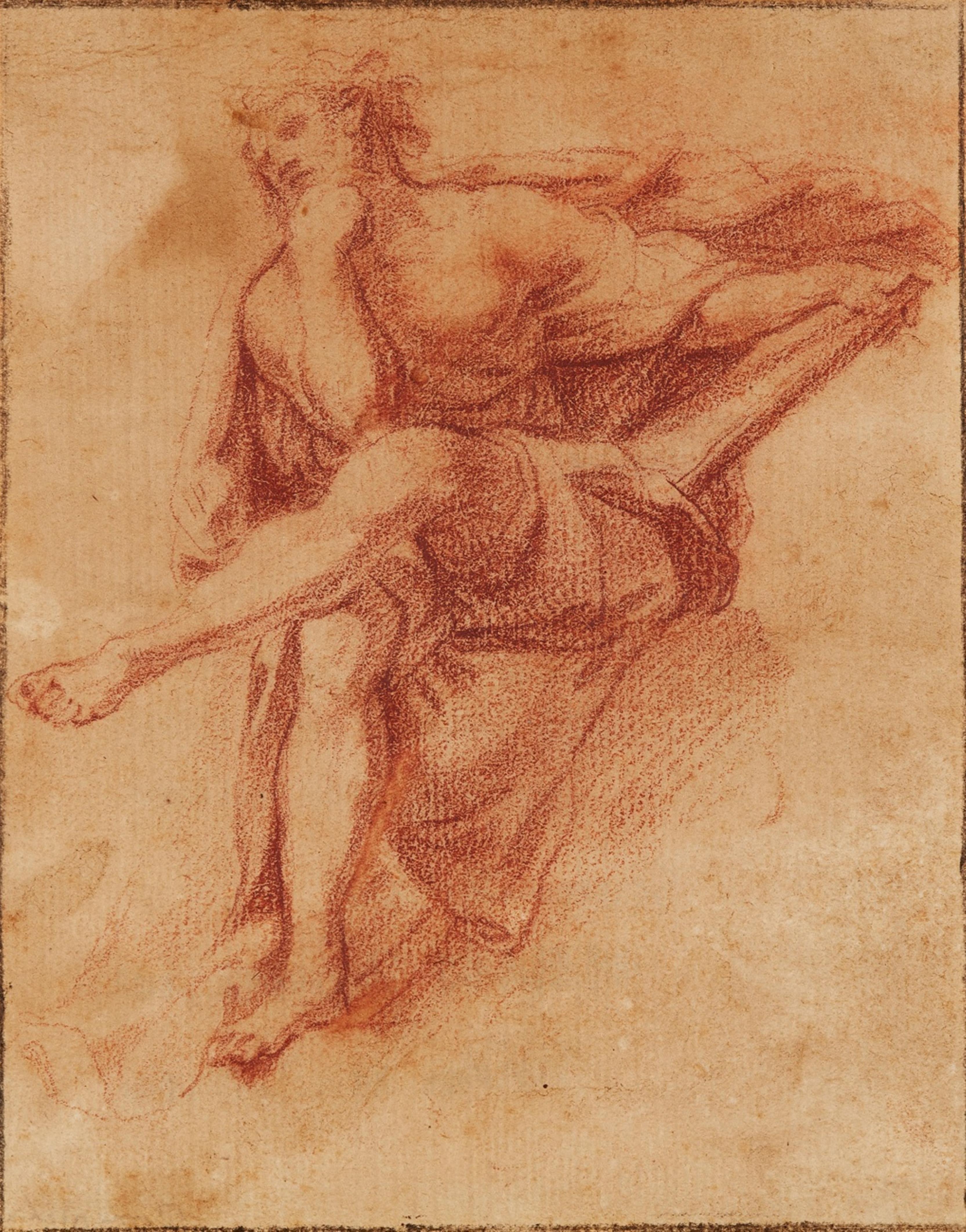 Domenico Zampieri, genannt Domenichino, Umkreis - Studie zu dem Evangelisten Matthäus - image-1
