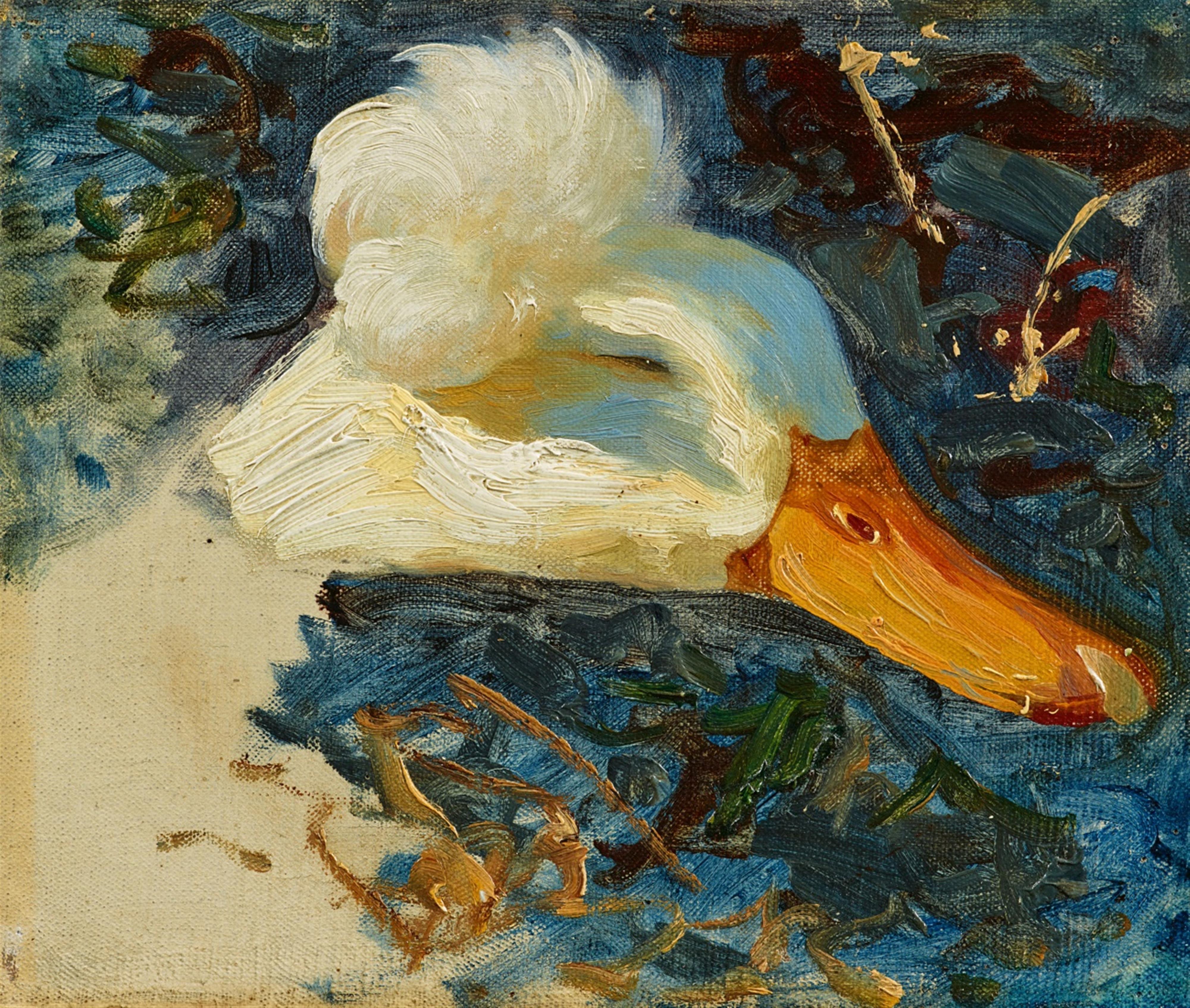 Alexander Koester - Study of a Crested Duck's Head - image-1