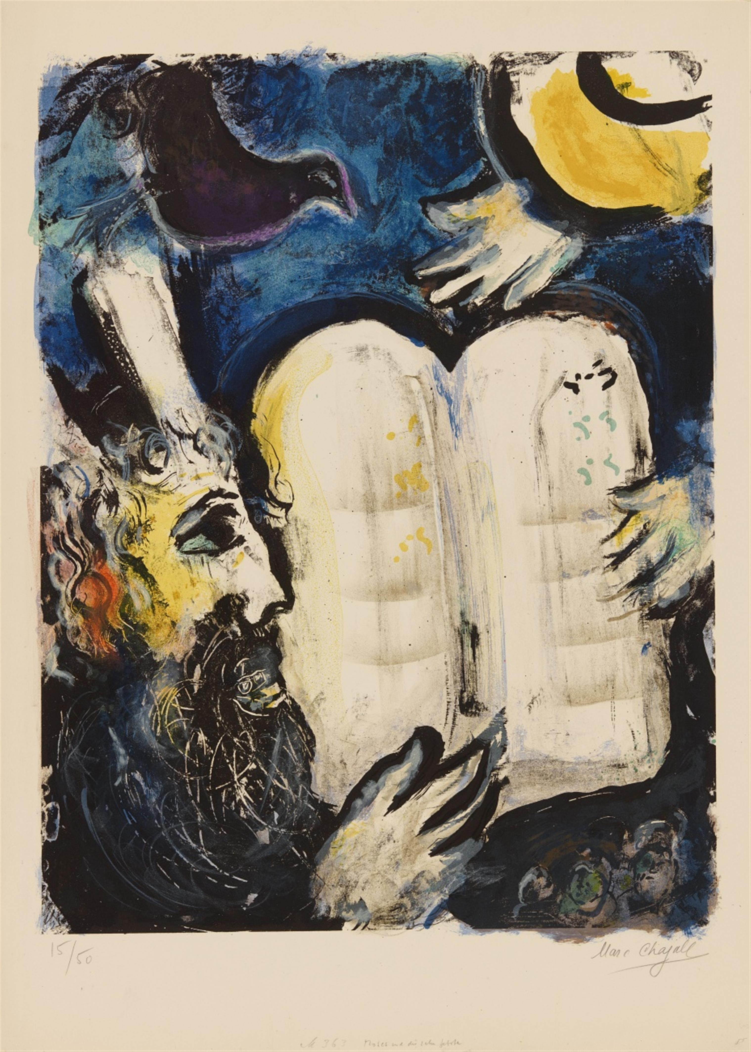 Marc Chagall - Moïse et les tables de la loi - image-1