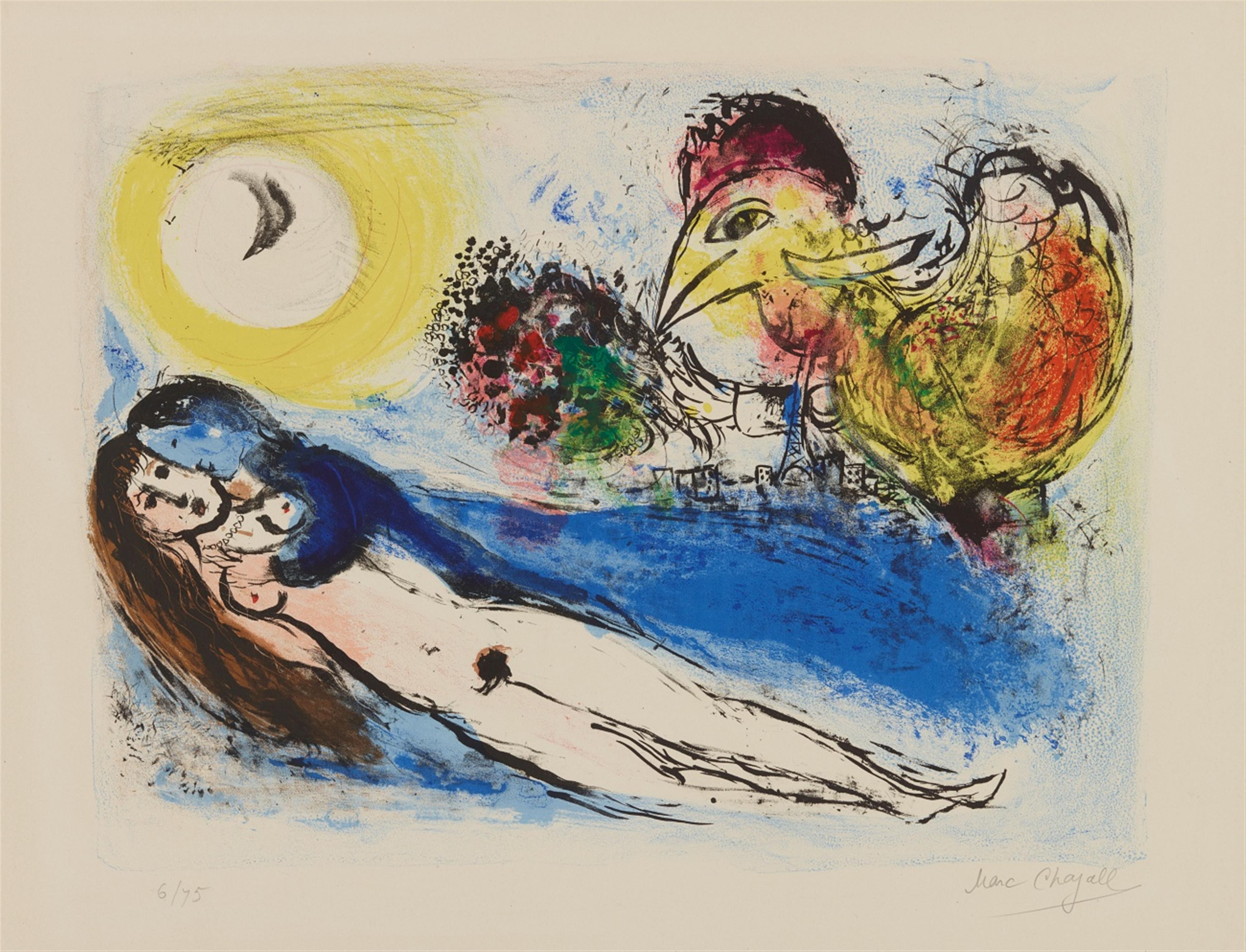 Marc Chagall - Bonjour sur Paris - image-1