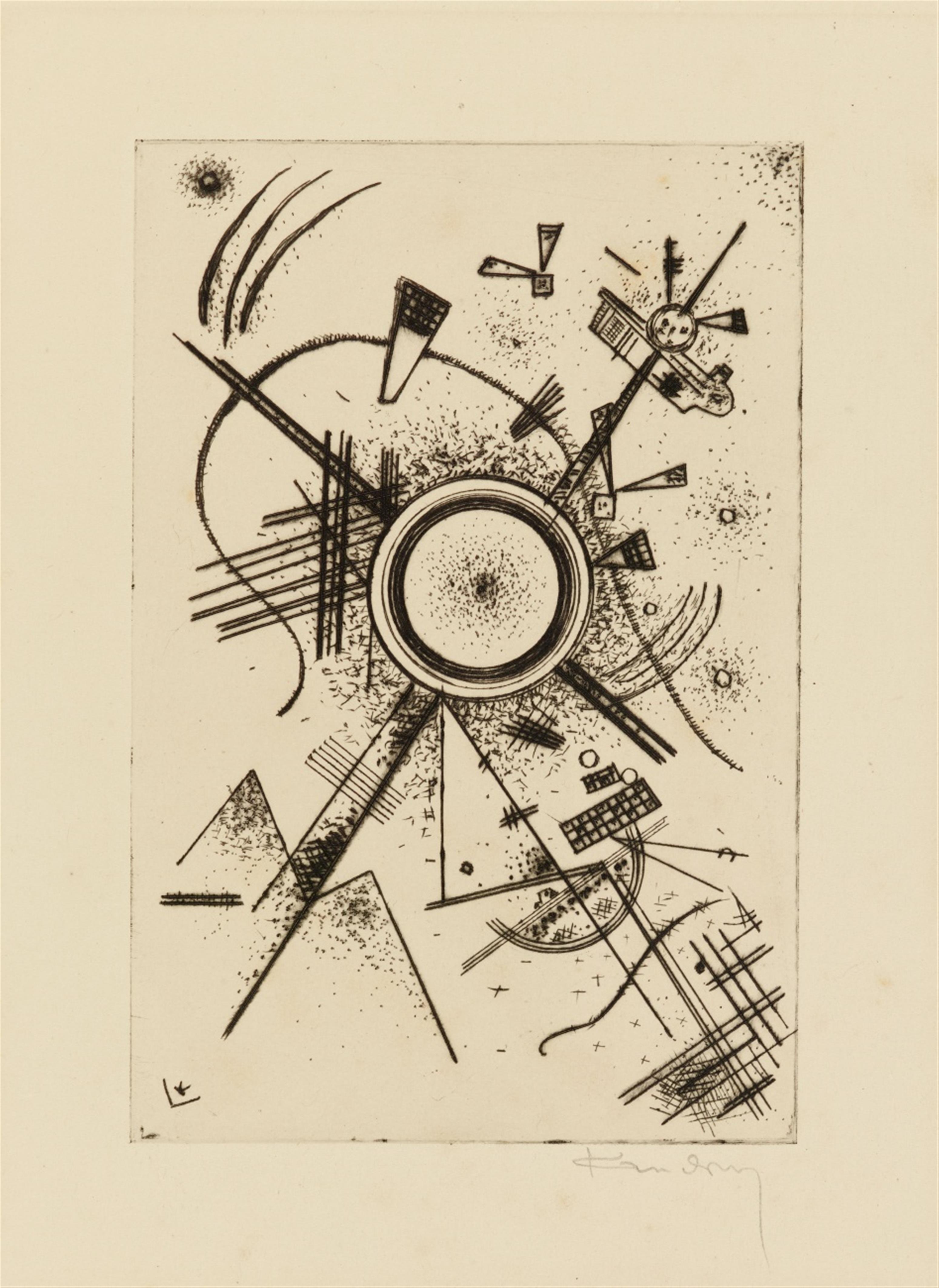 Wassily Kandinsky - Radierung für den Piper-Verlag - image-1