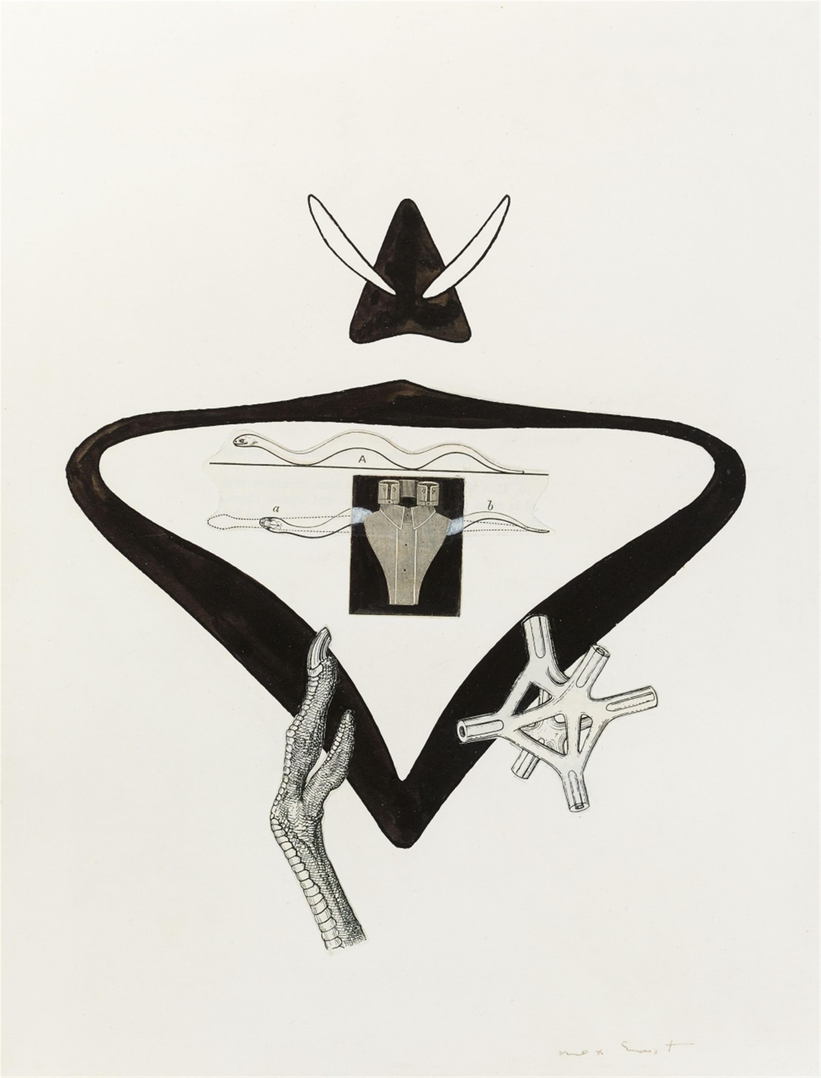 Max Ernst - Illustrationsvorlage zu B. Pérets "La Brebis galante" - image-1