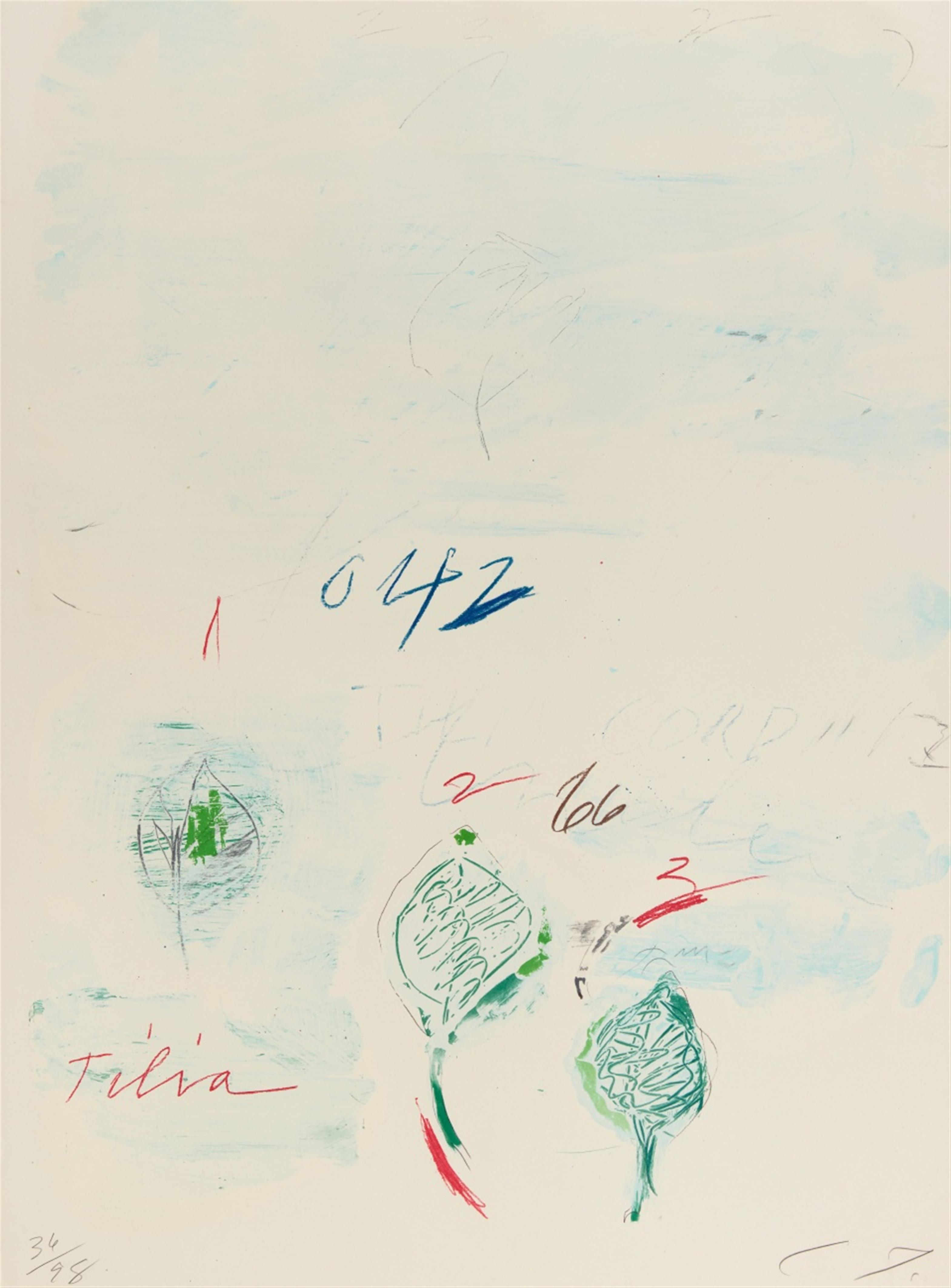 Cy Twombly - Natural History Part II Tilia Cordata - image-1