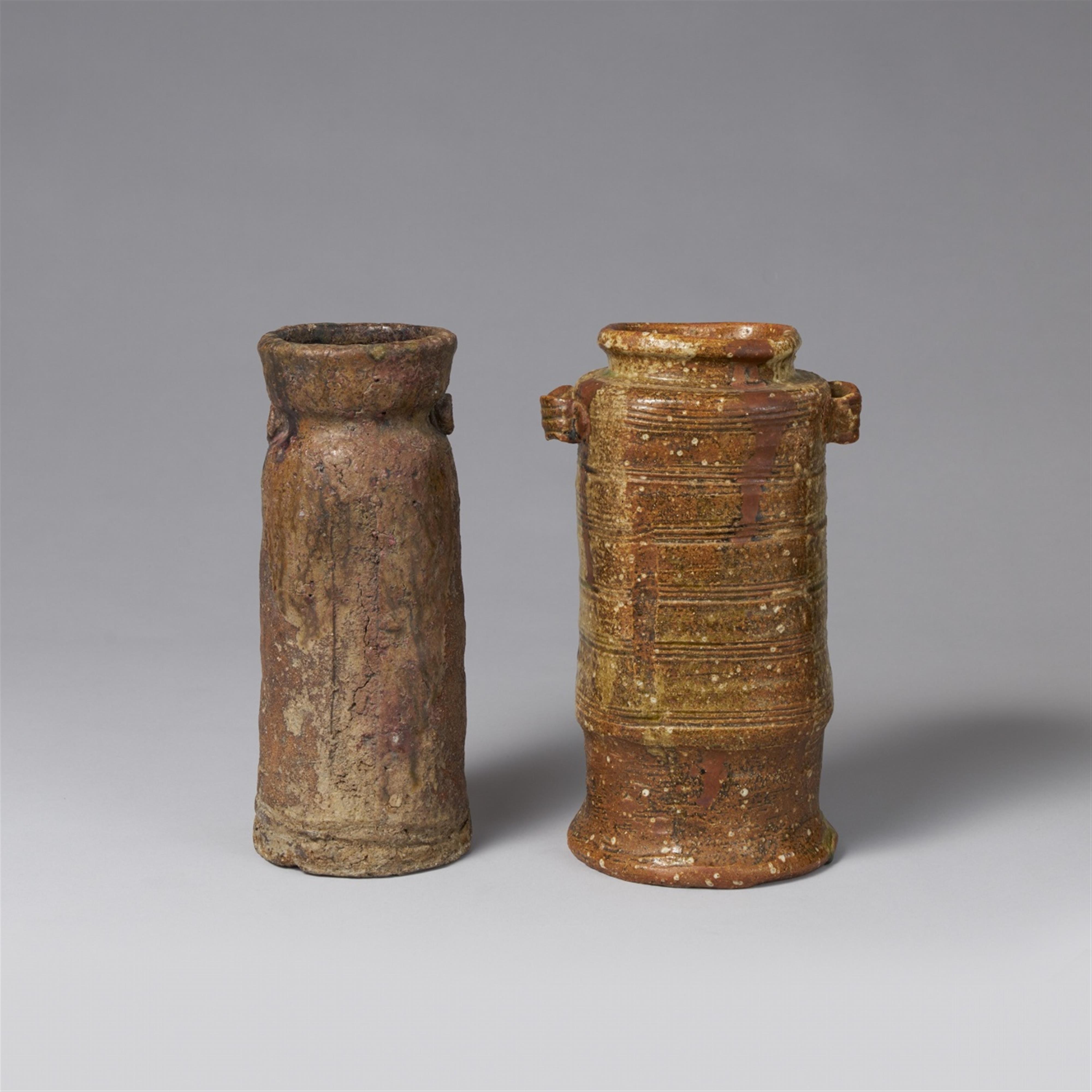 Zwei große Vasen. Iga-Ware. Edo-Zeit - image-2