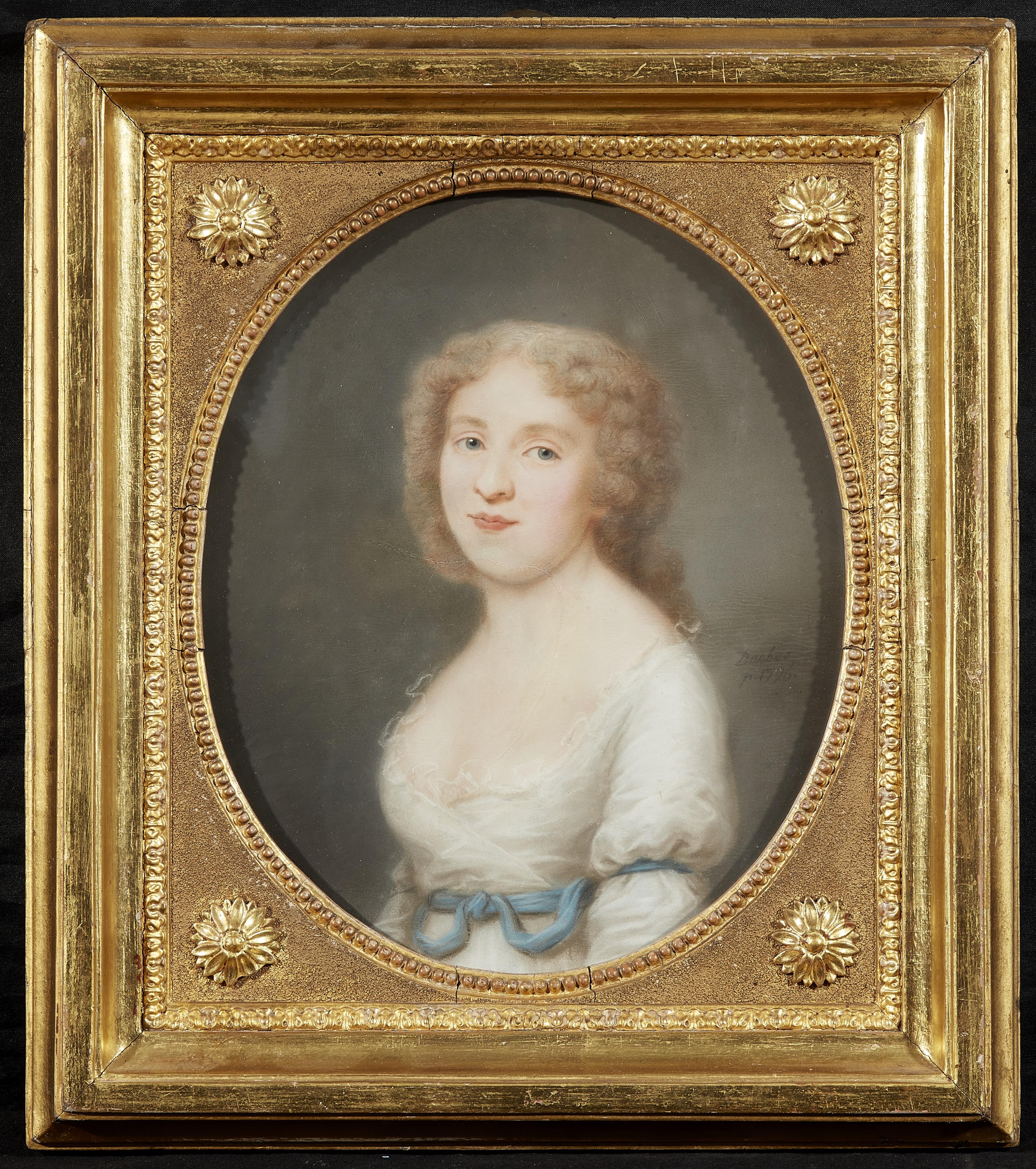 Joseph Friedrich Darbes - Portrait of a young Woman in a white Muslin Dress - image-2