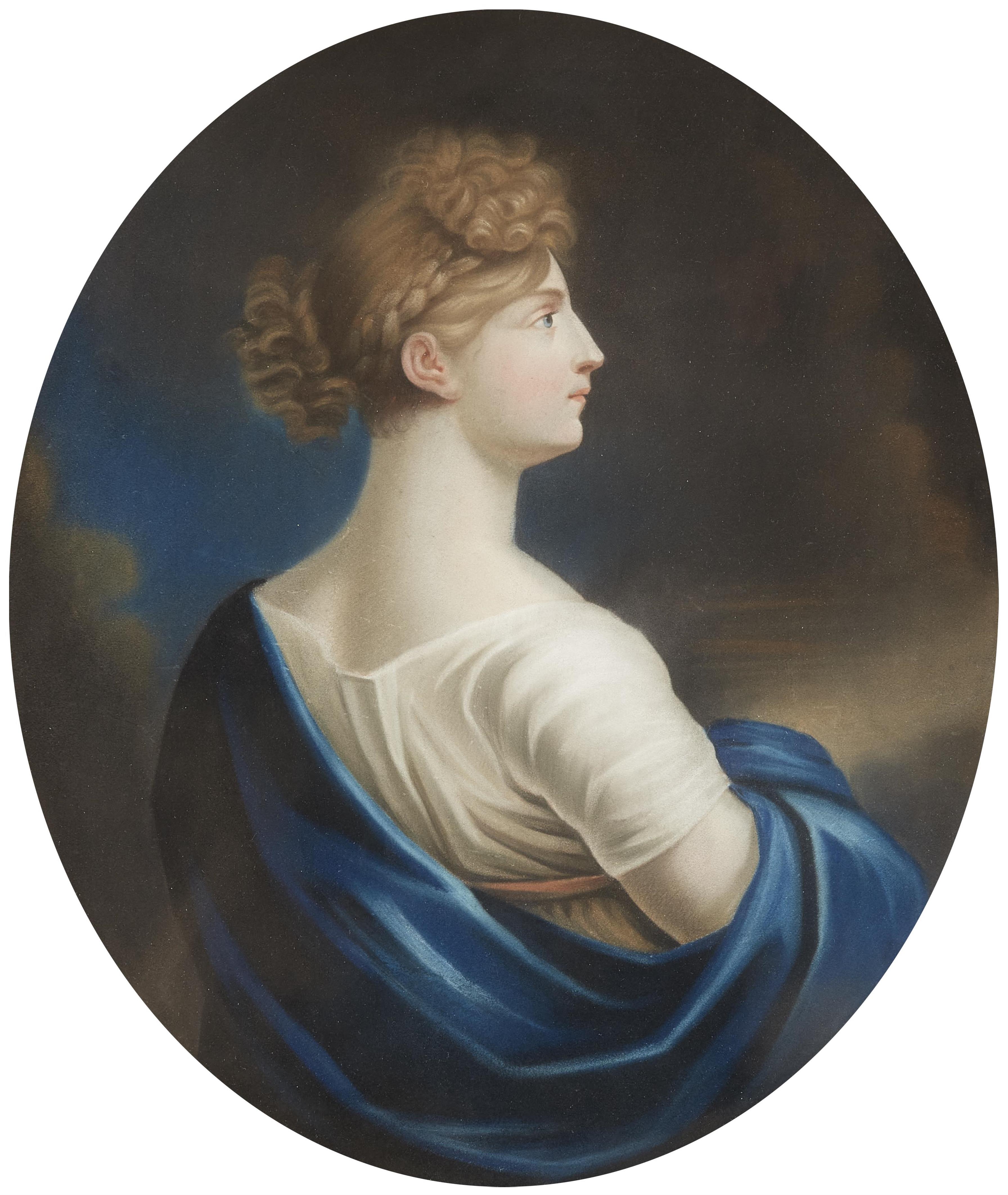 Johann Heinrich Schröder, copy after - Queen Louise of Prussia in Profile - image-1