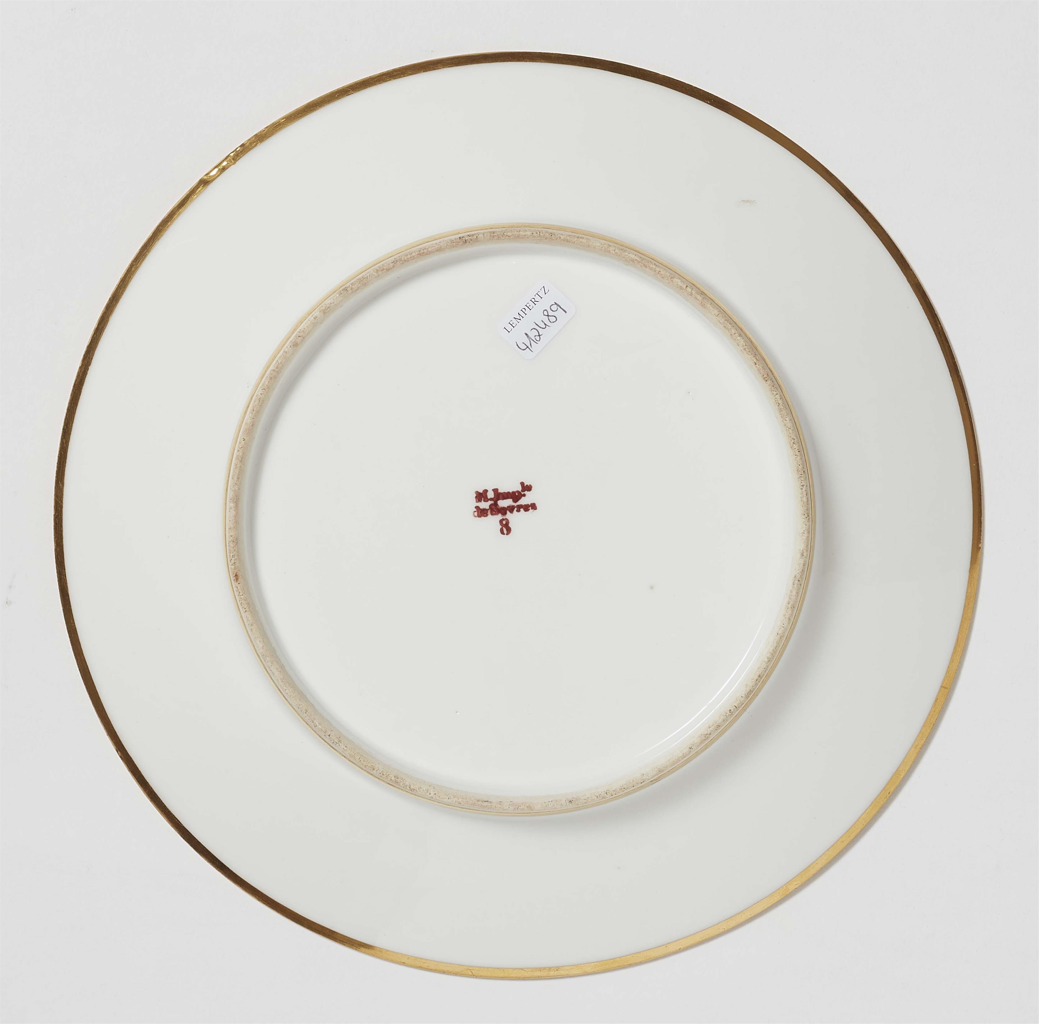 A rare Sèvres porcelain plate from a dessert service for Duke Nikolai Petrovich Romanzoff/ Roumiantsev - image-2