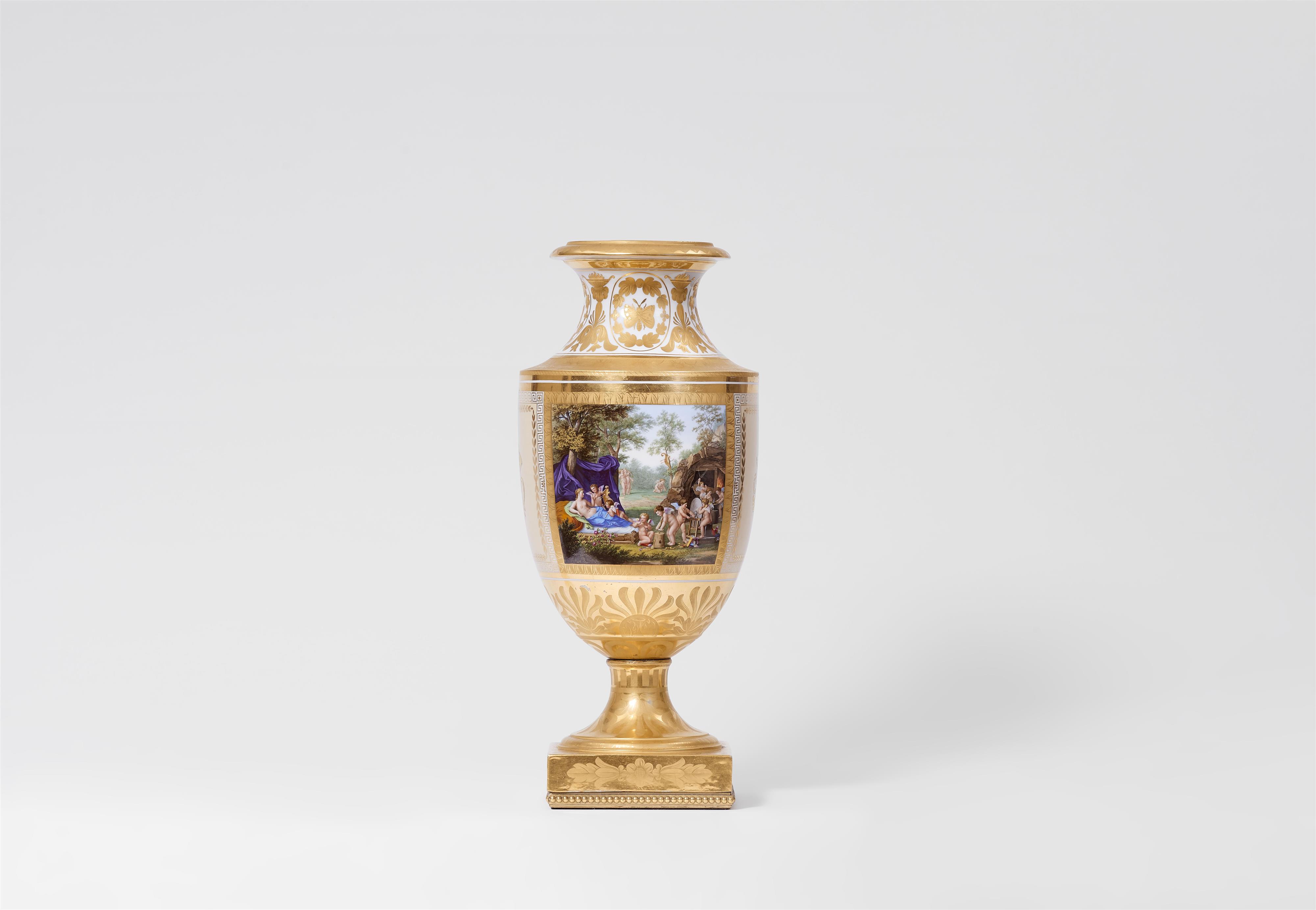 A Berlin KPM porcelain vase with mythological decor - image-2