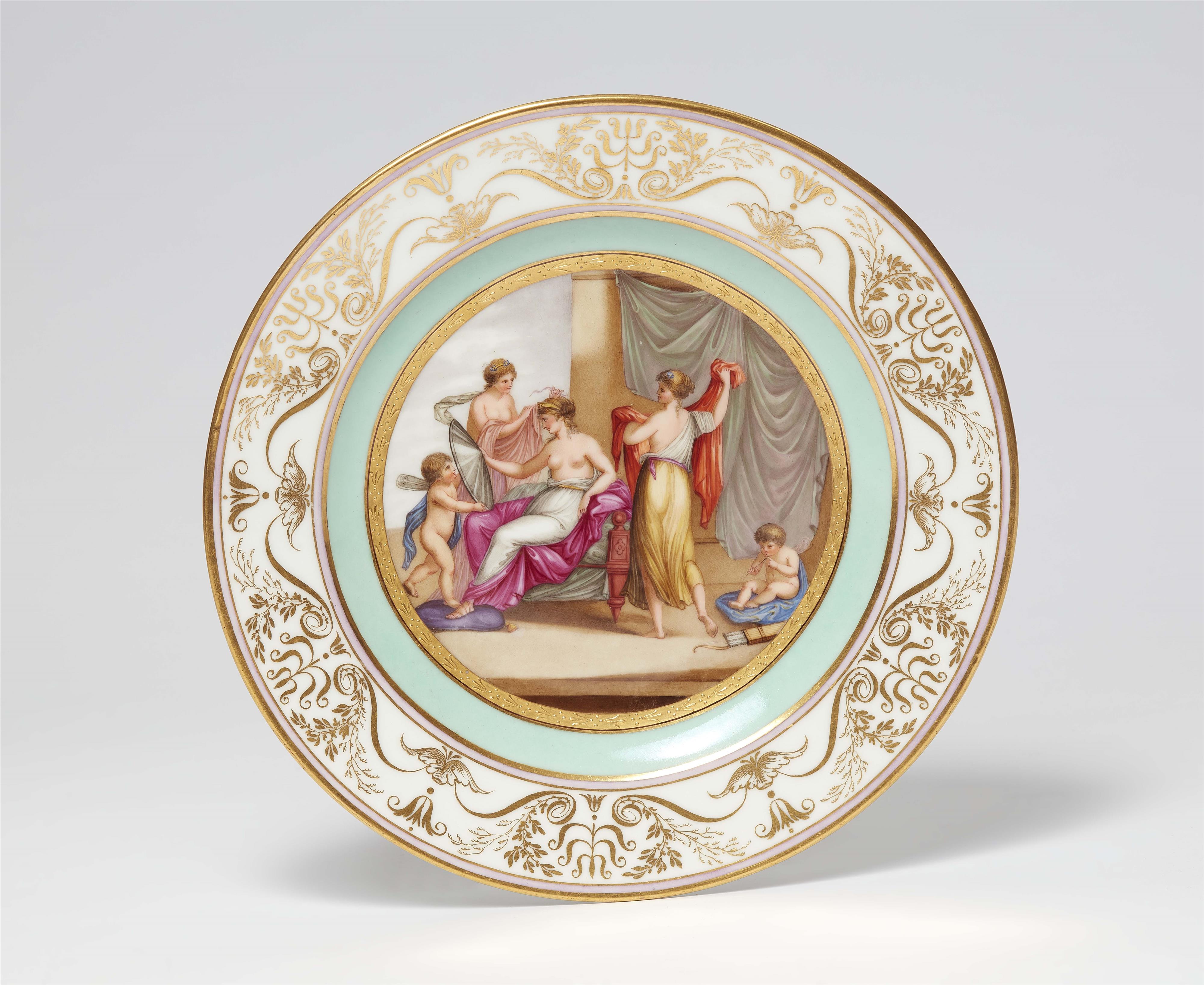 A Berlin KPM porcelain plate with mythological decor - image-1