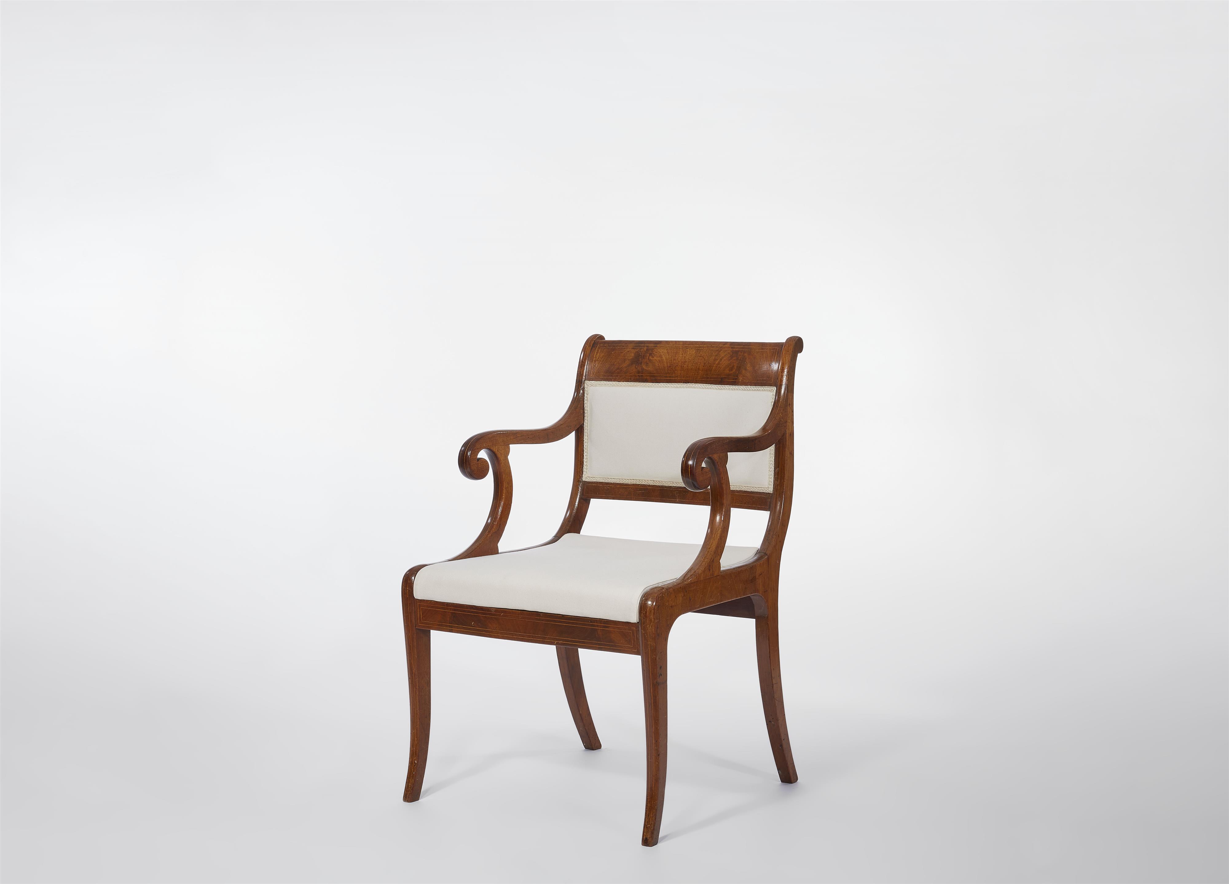 Armlehnstuhl nach einem Entwurf von Karl Friedrich Schinkel - image-1