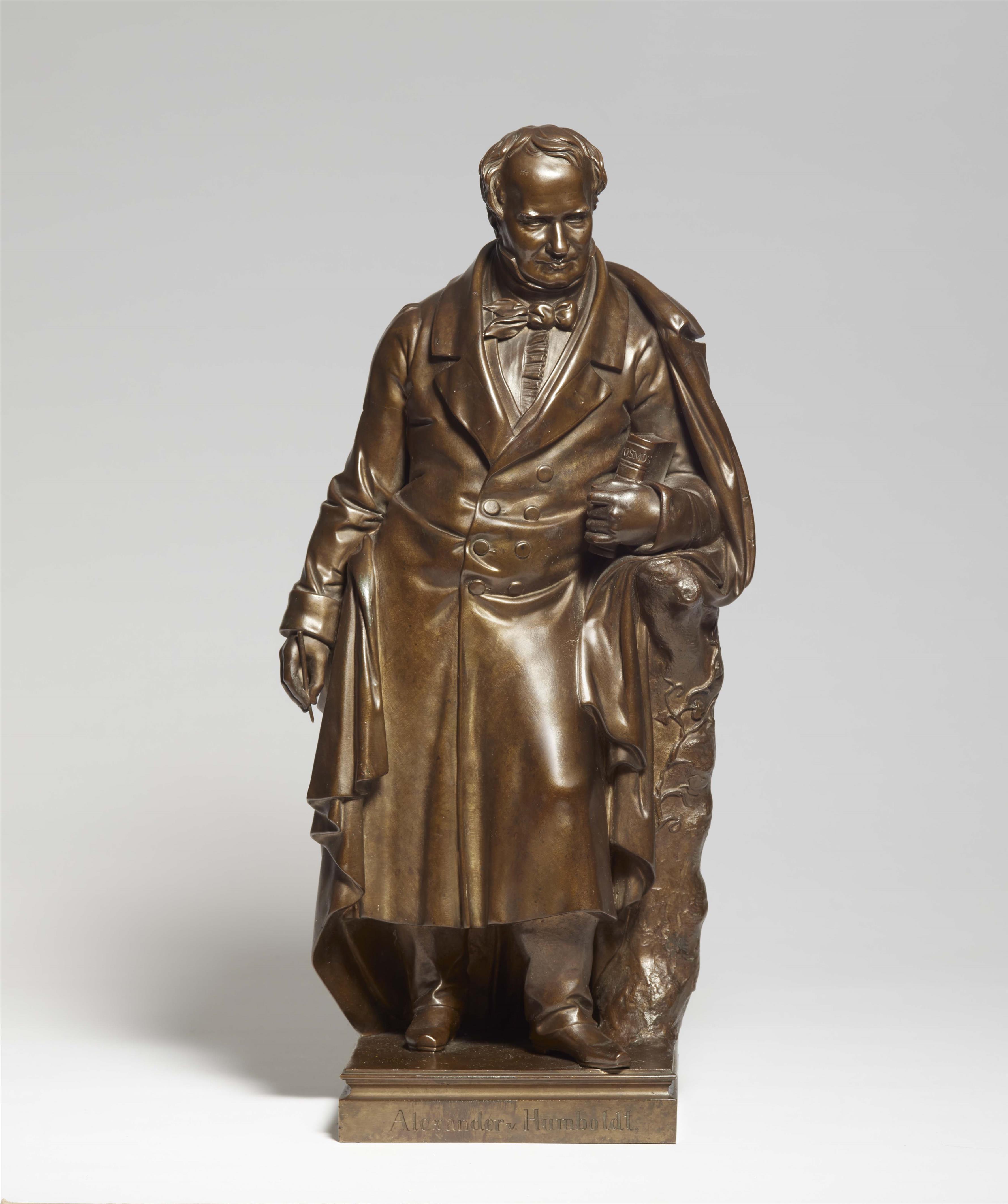 Museale Bronzeplastik "Alexander v. Humboldt." - image-1