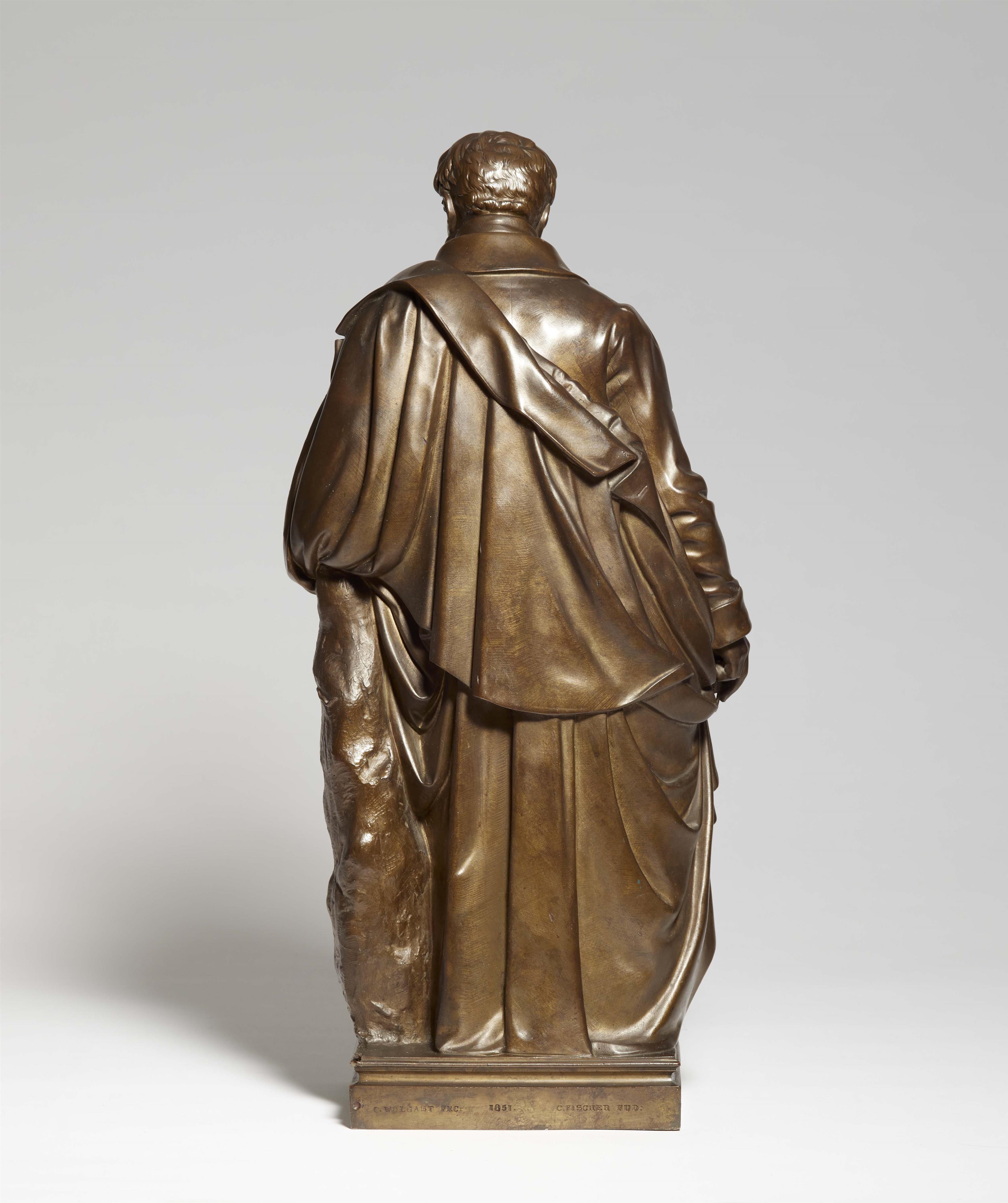 Museale Bronzeplastik "Alexander v. Humboldt." - image-3