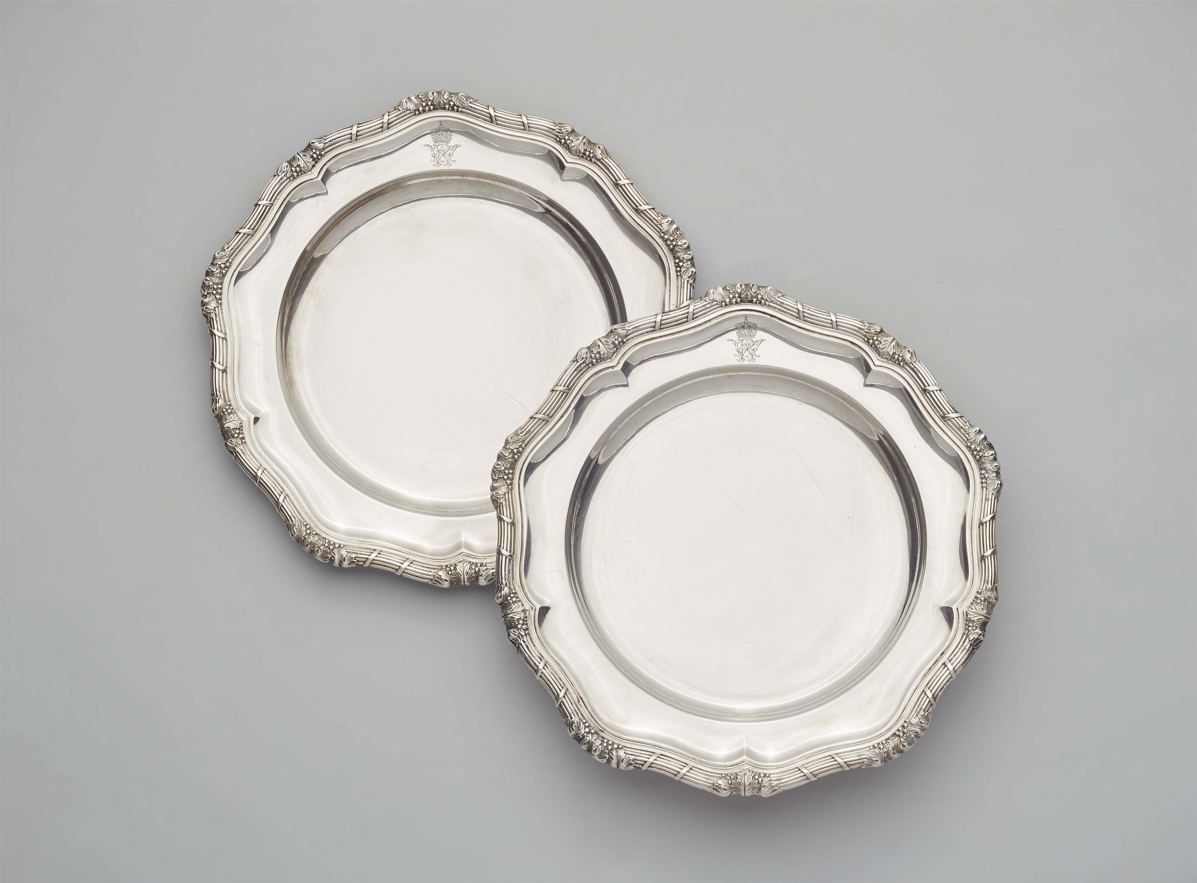 Two Berlin silver plates made for Emperor William II - image-1