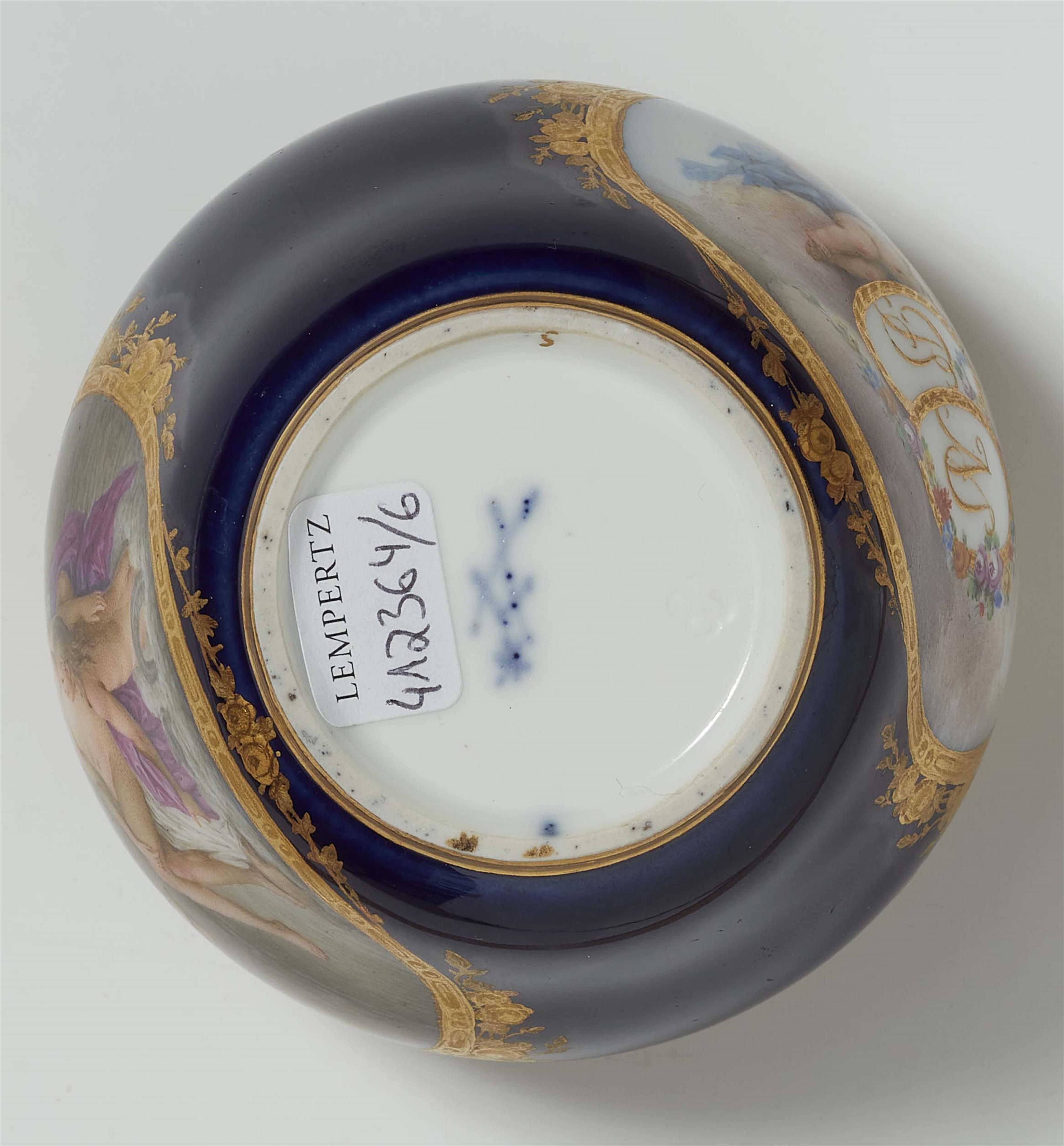 Three items from a Meissen porcelain service with mythological scenes - image-3