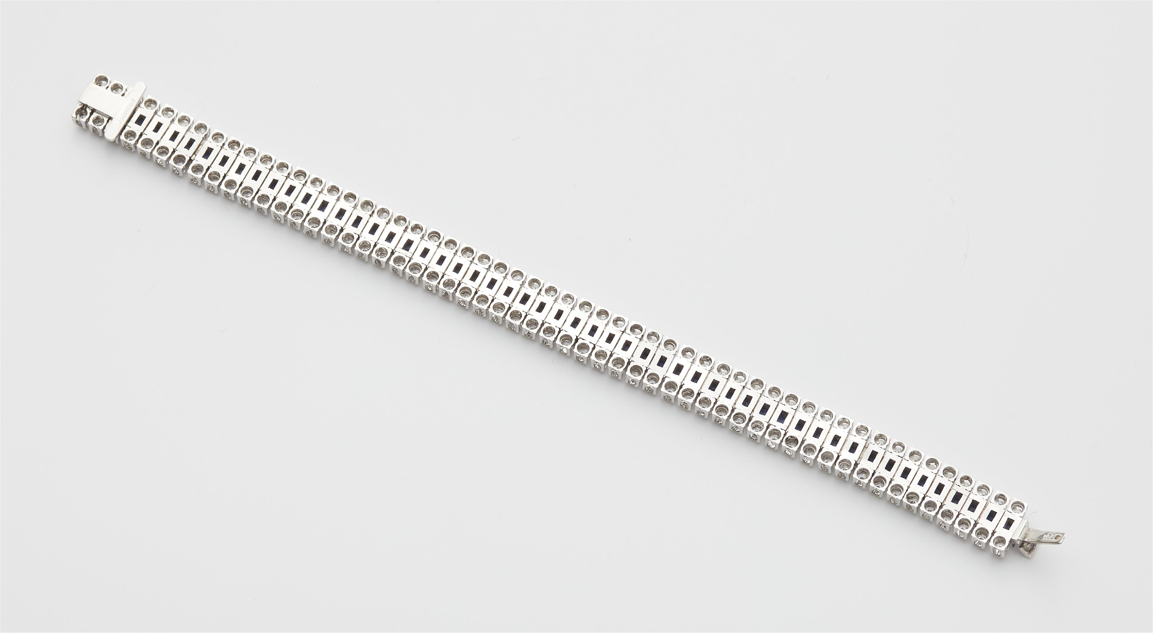 Armband mit Saphiren und Diamanten - image-2