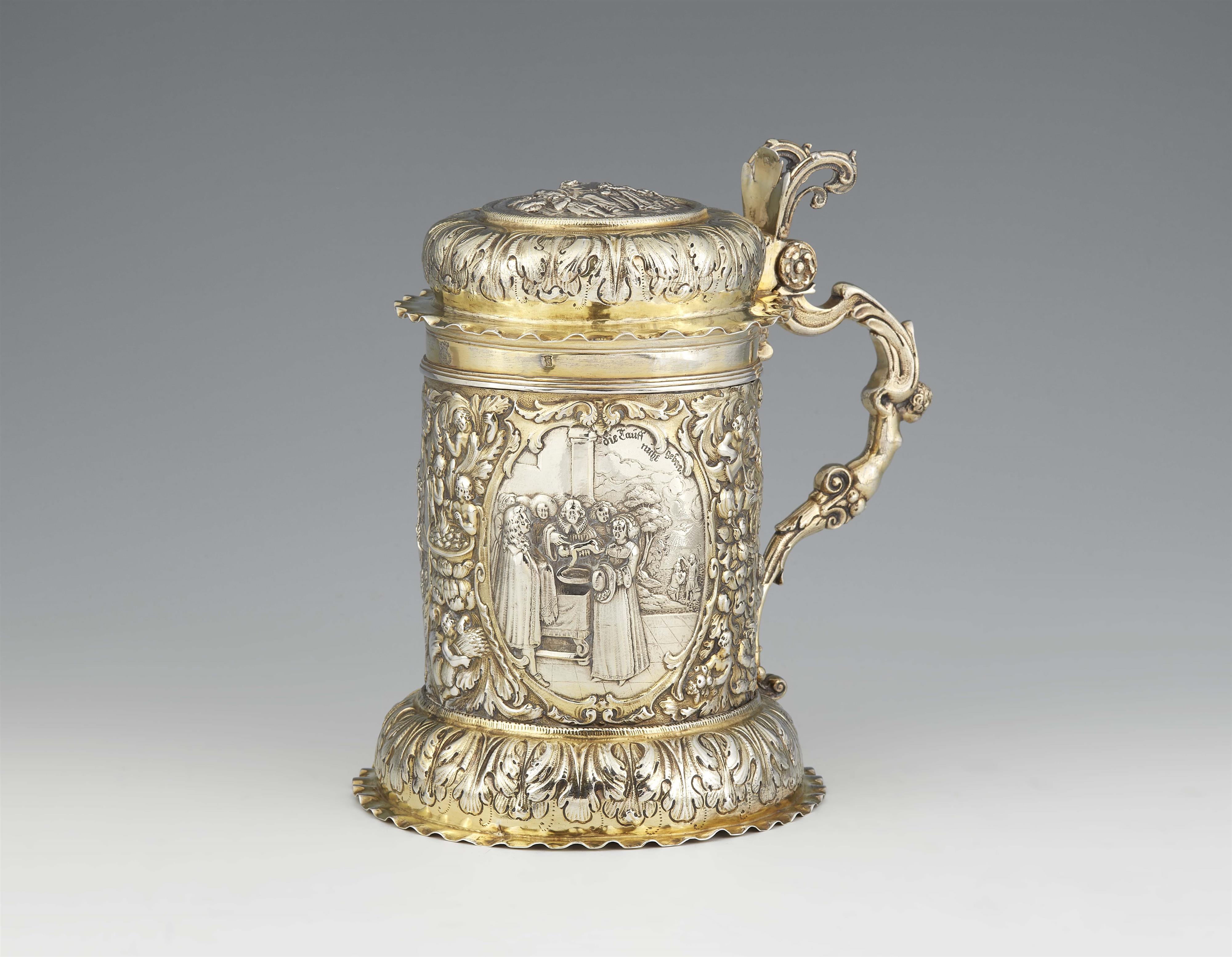 A museum quality Nuremberg silver tankard - image-2