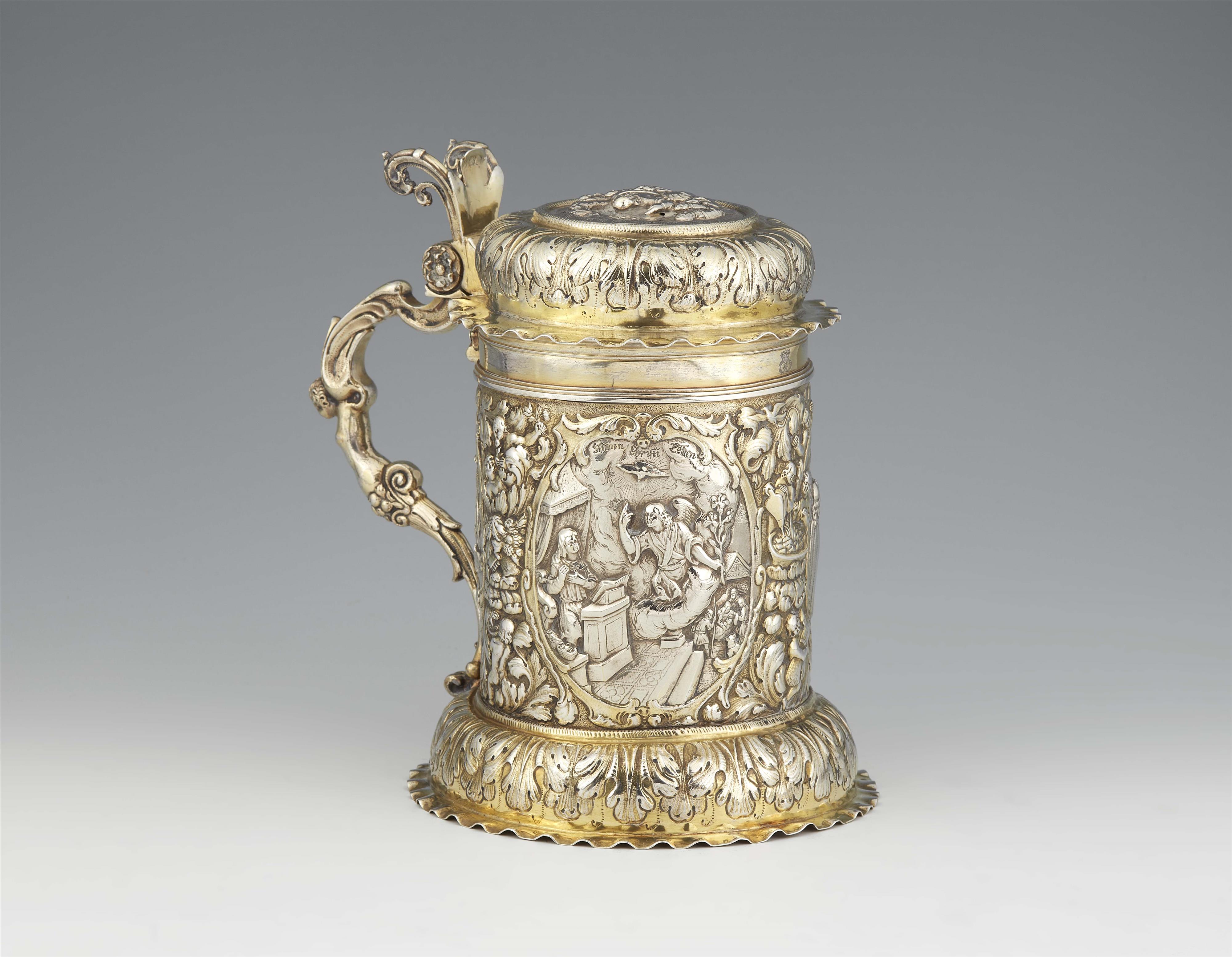 A museum quality Nuremberg silver tankard - image-1