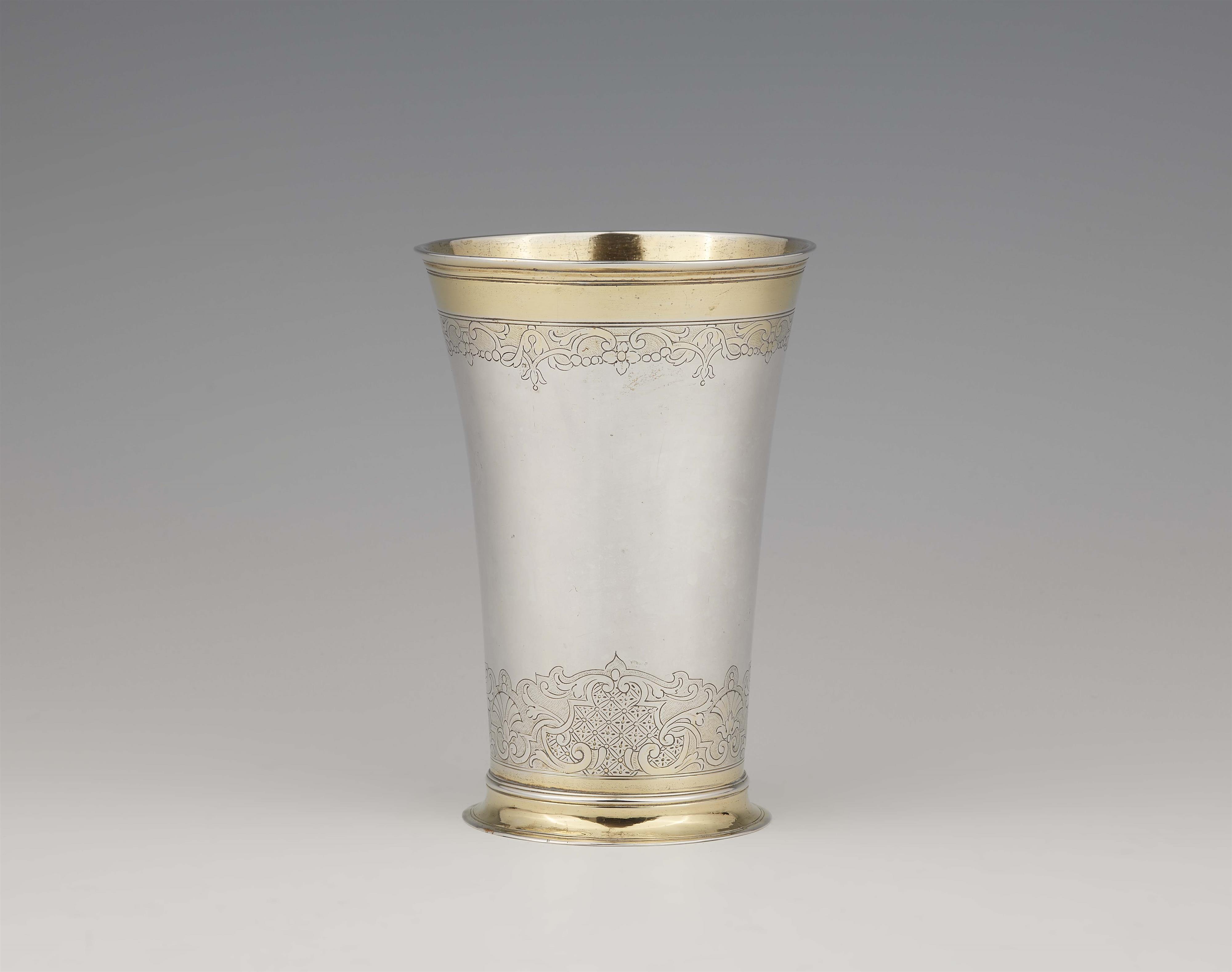 An Augsburg Régence silver beaker - image-1