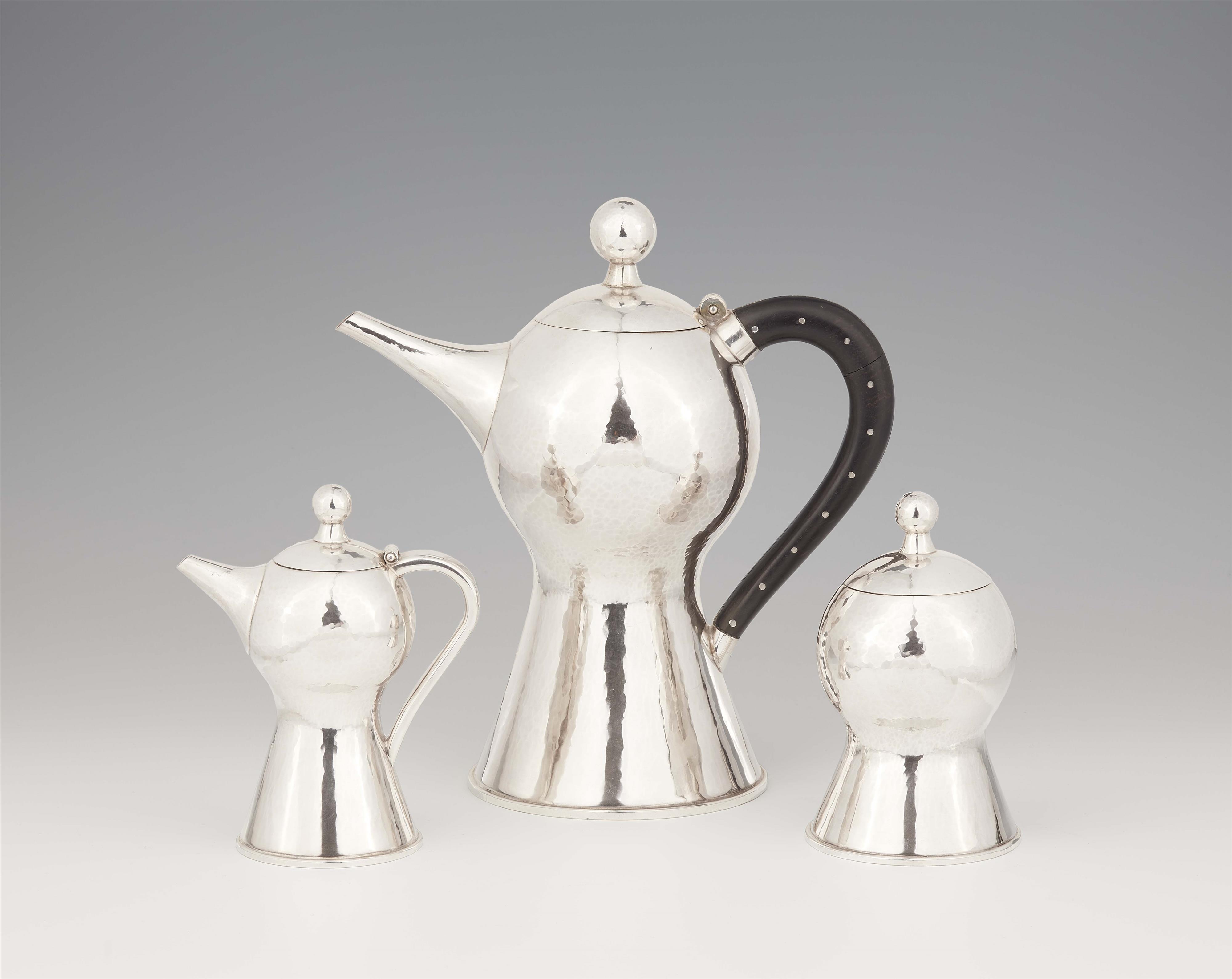 A silver coffee service designed by Helmut Griese - image-1