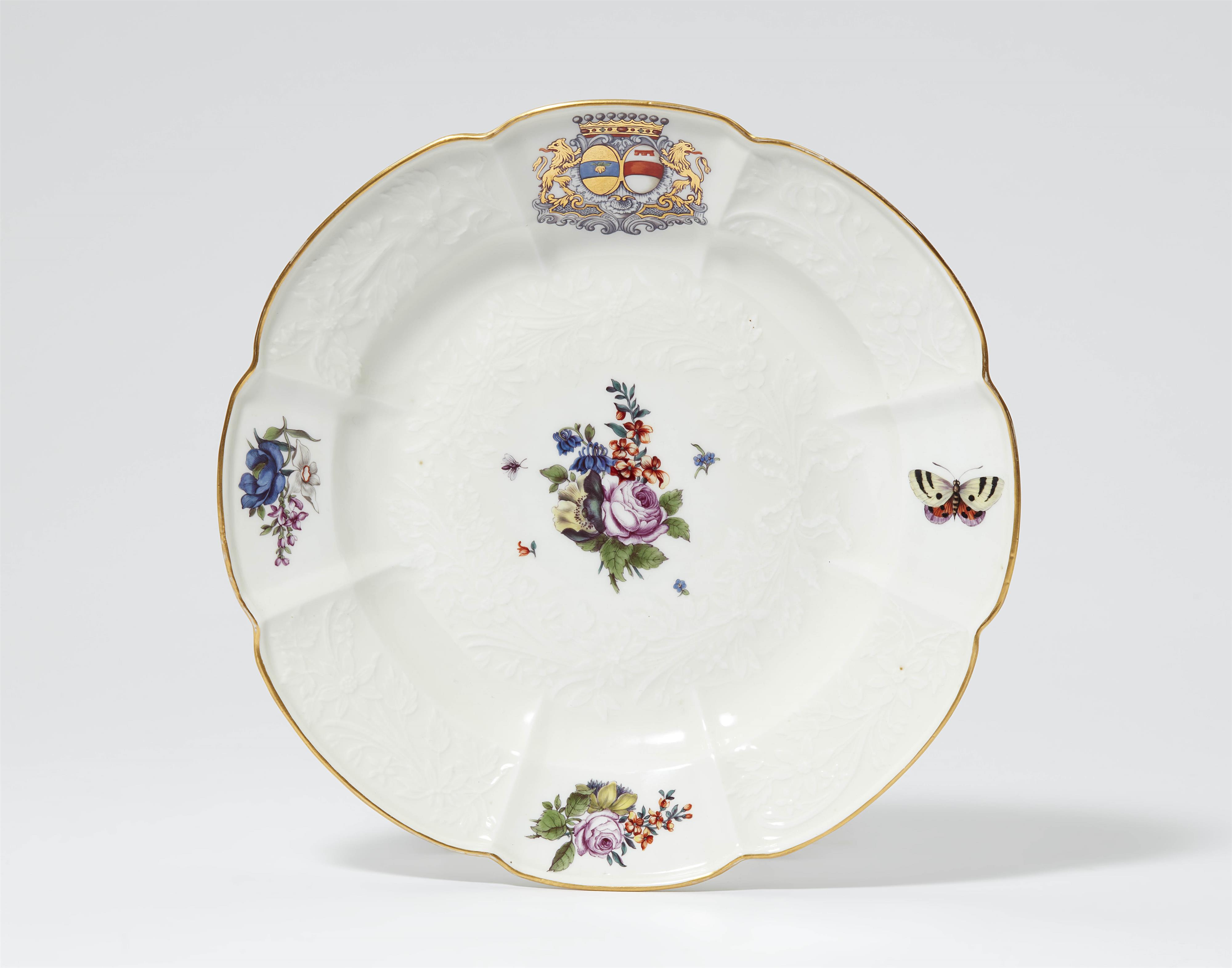 A Meissen porcelain plate from a later order for the Pâris de Monmartel-Béthune service - image-1