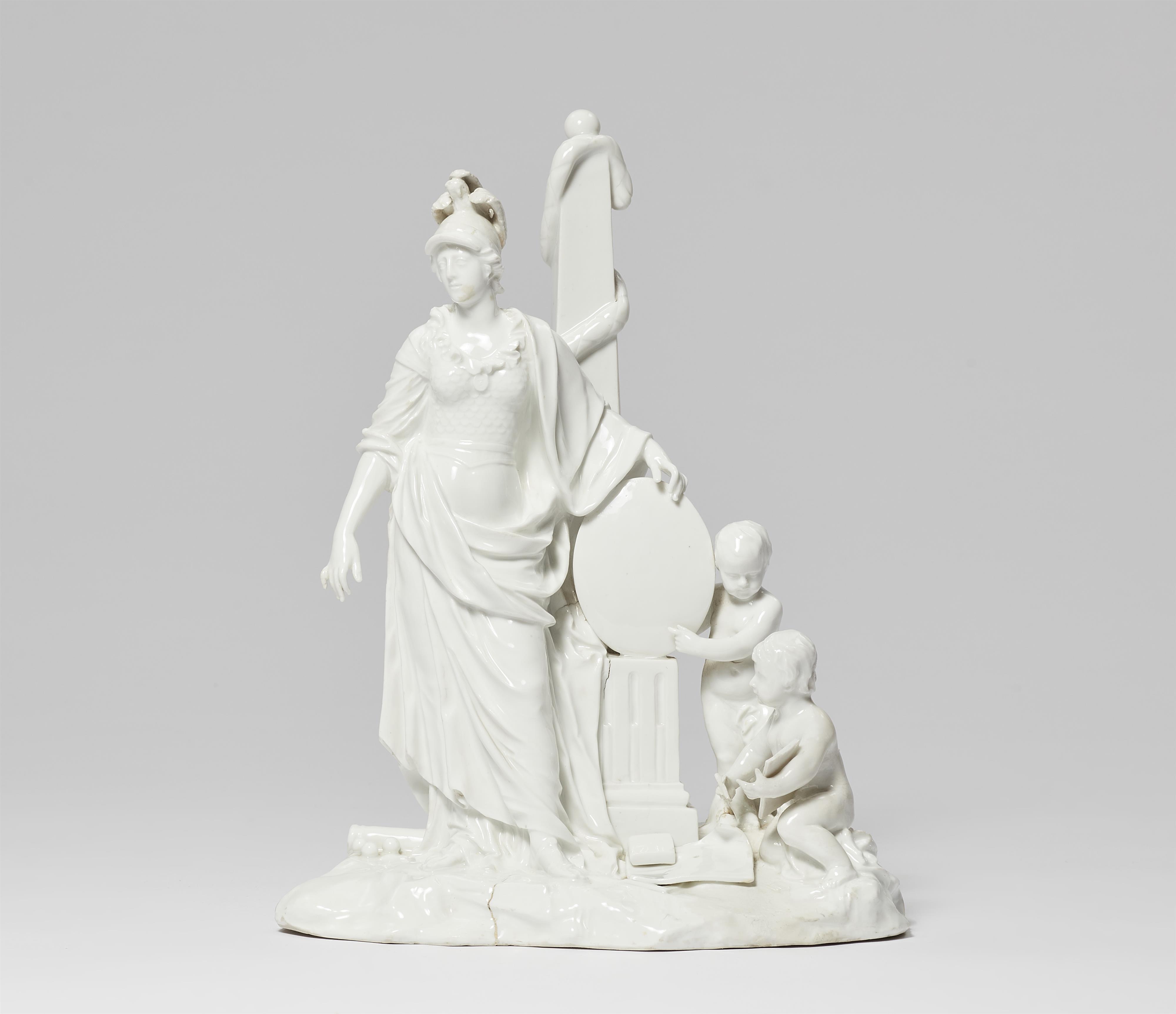 A Höchst porcelain table centrepiece with Pallas Athena - image-2
