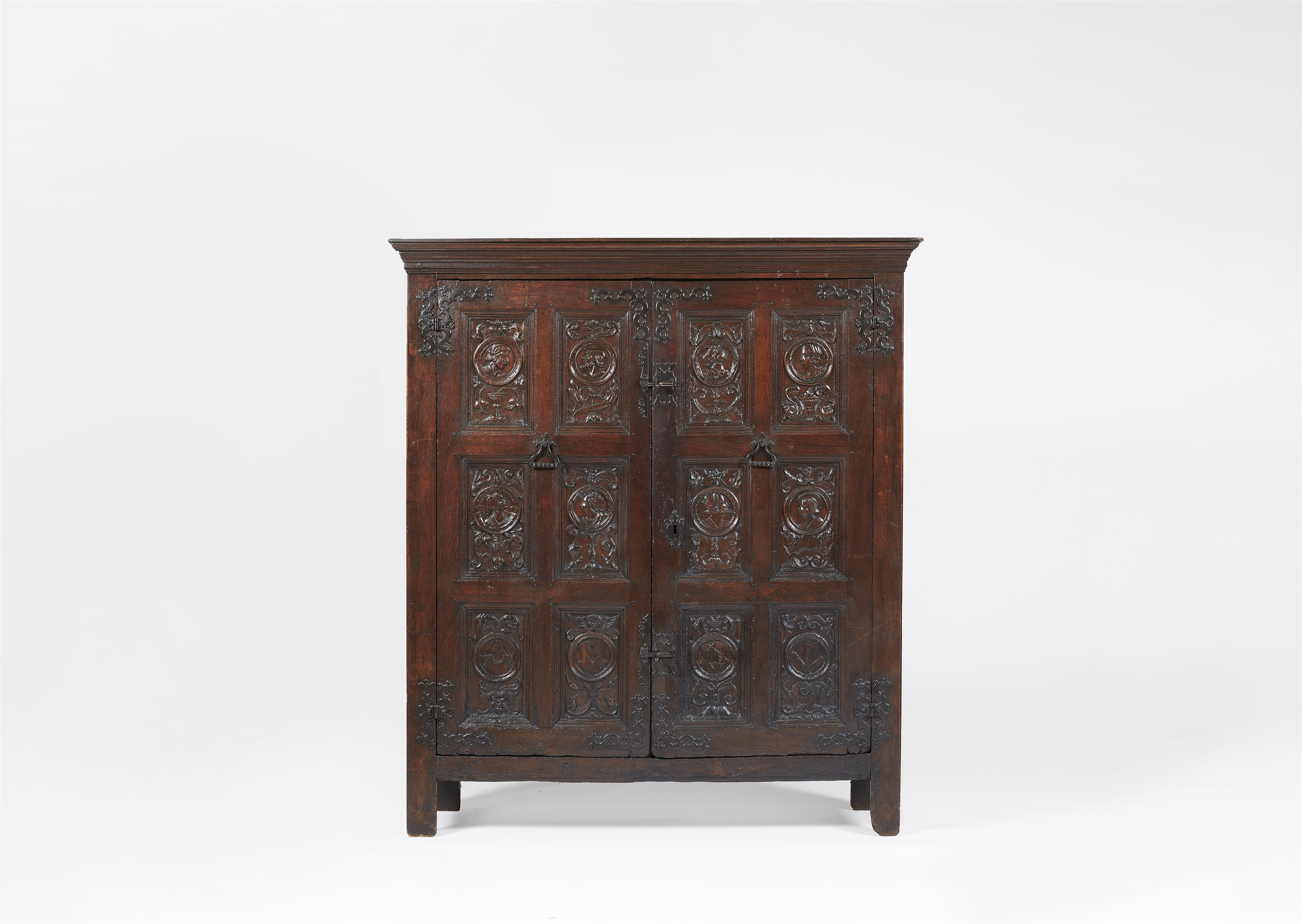 A Renaissance oak cabinet - image-1