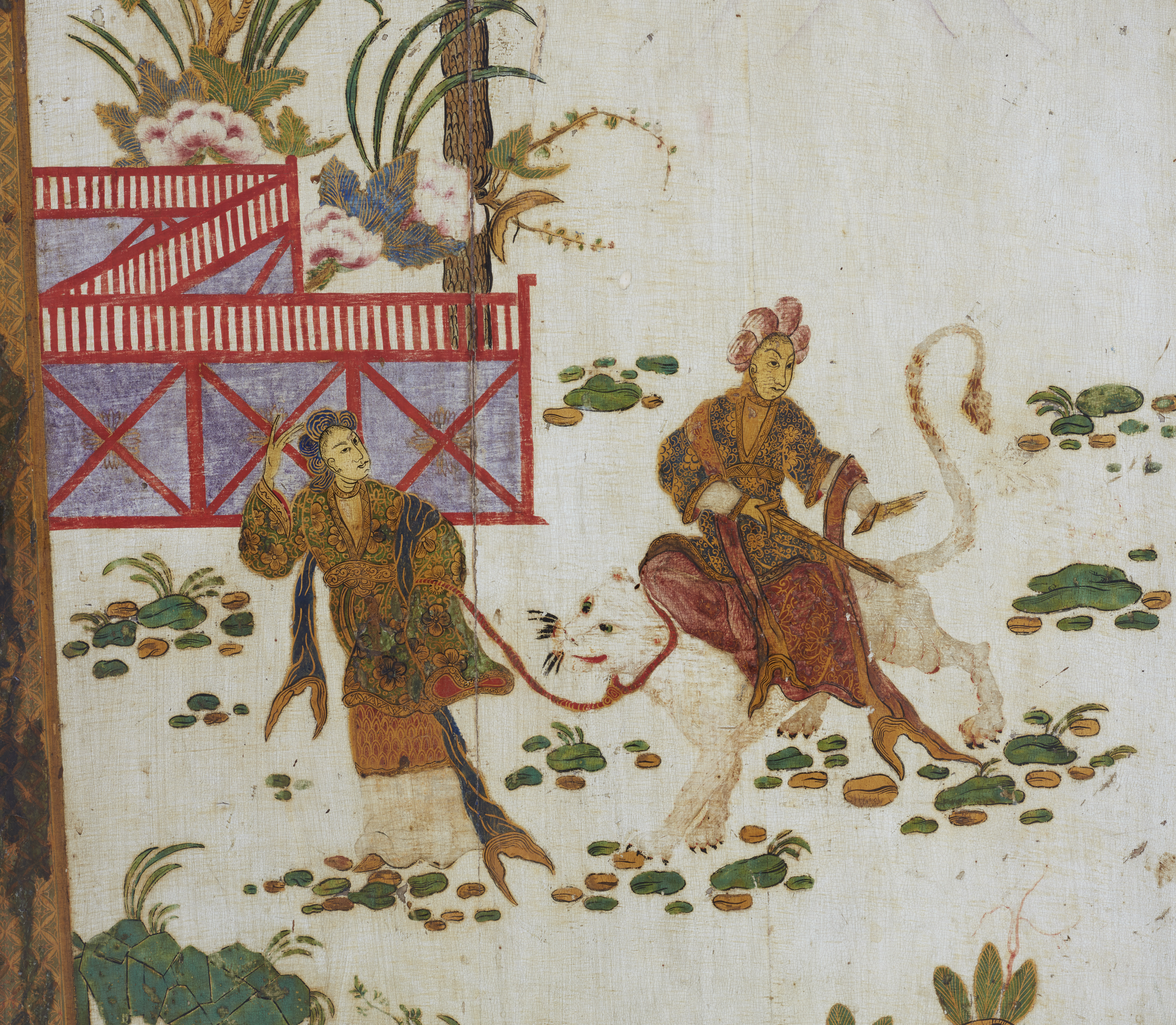 An important Chinoiserie painted cabinet - image-11
