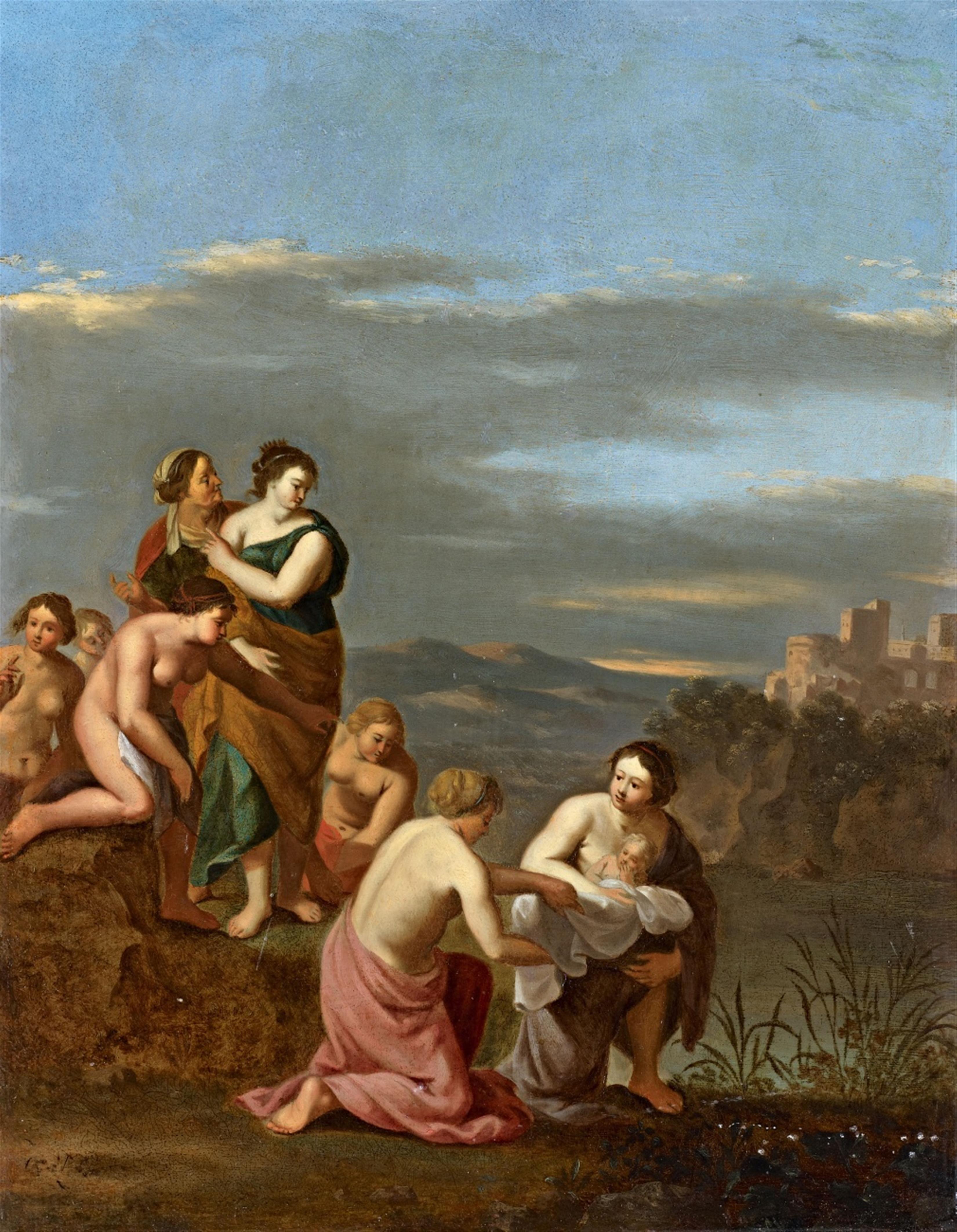 Toussaint Gelton - The Finding of the Infant Moses - image-1