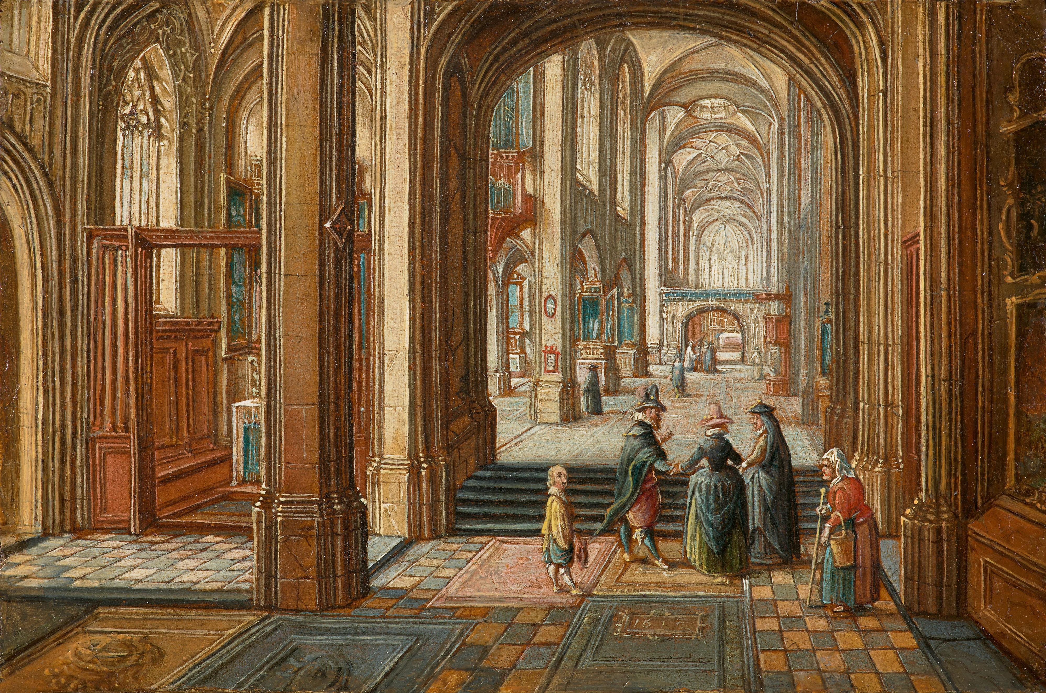 Hendrick van Steenwyck II - Interior of a Church - image-1