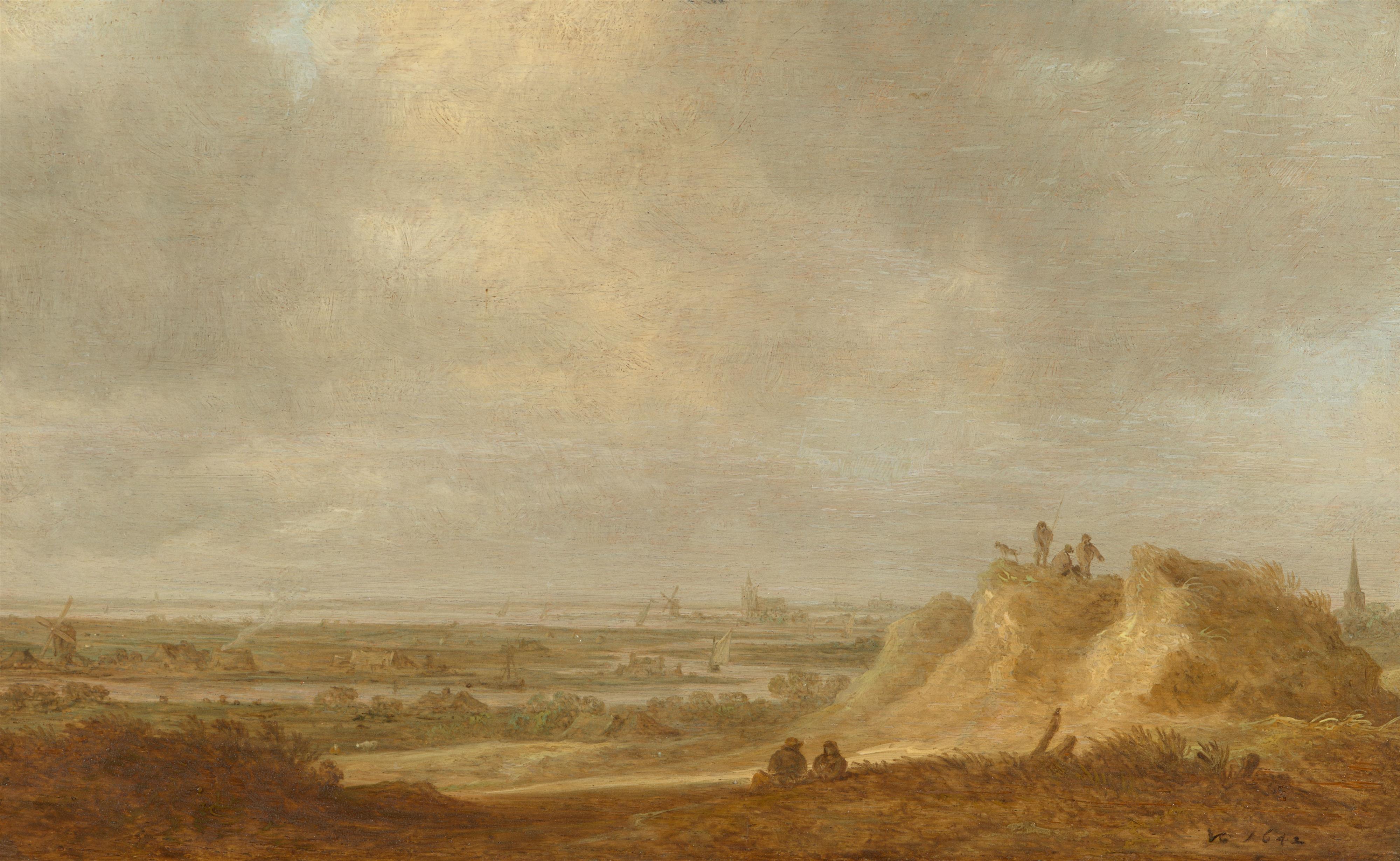 Jan van Goyen - View of the River Spaarne - image-1