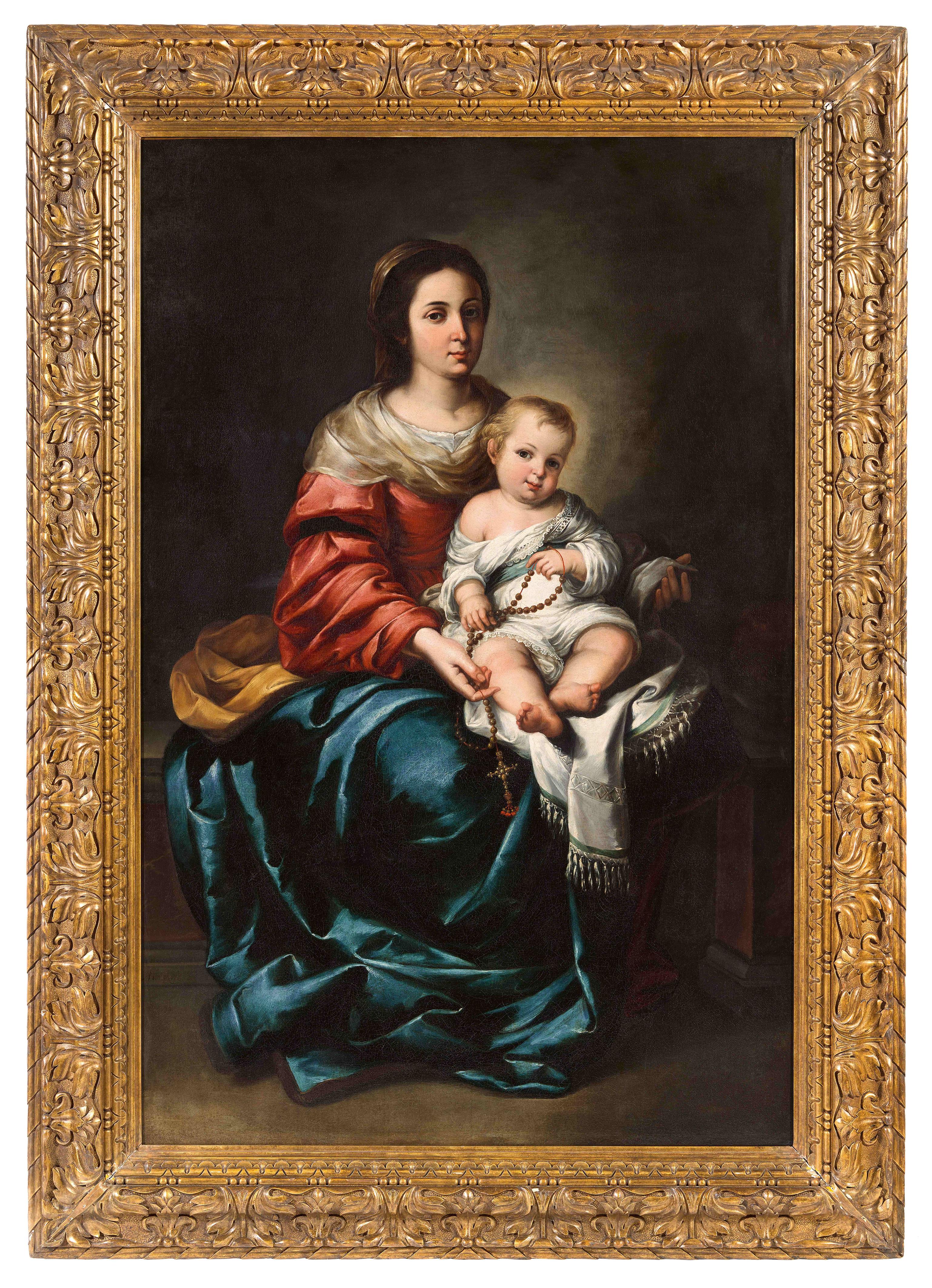 Bartolomé Esteban Murillo - The Virgin of the Rosary - image-3