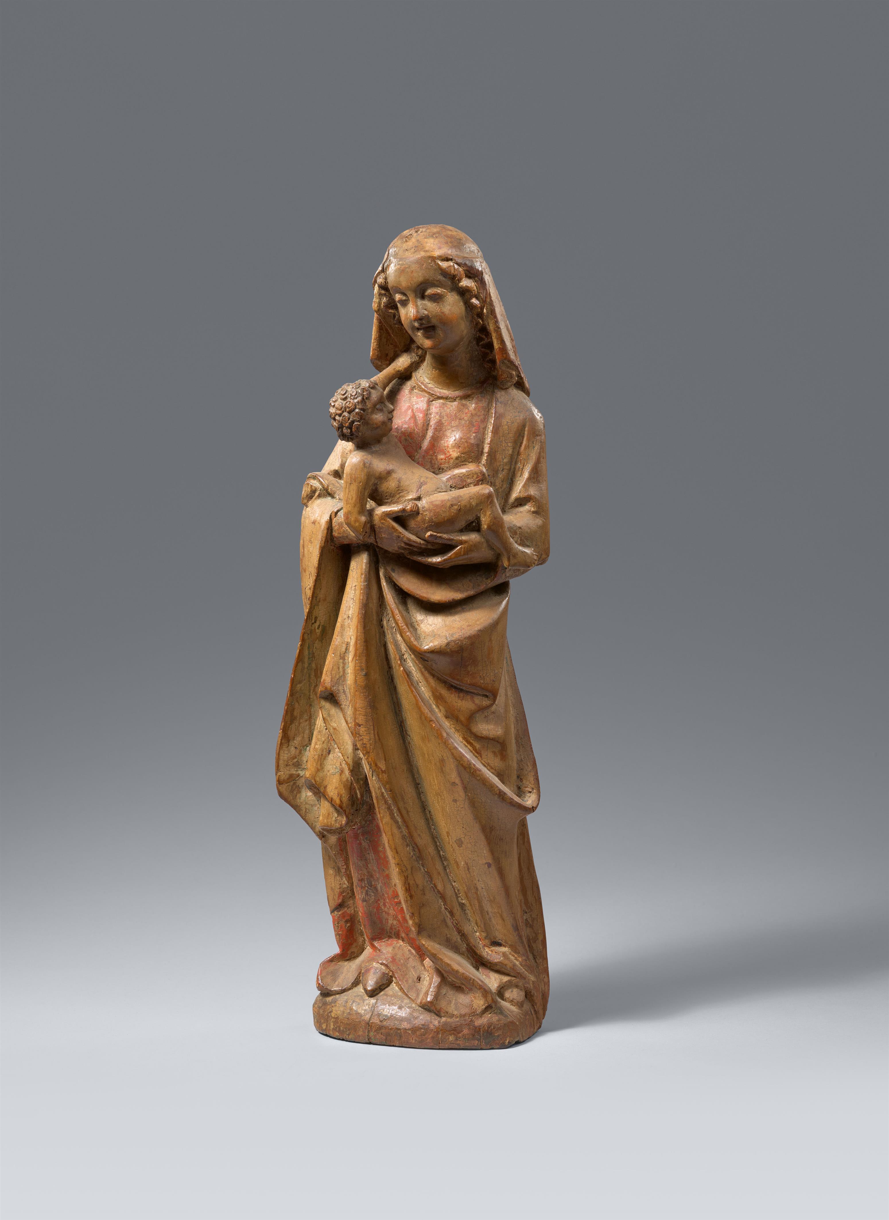 Probably Upper Rhine-Region around 1430/1440 - A figure of the Virgin and Child, presumably Upper Rhine Region, around 1430/1440 - image-1