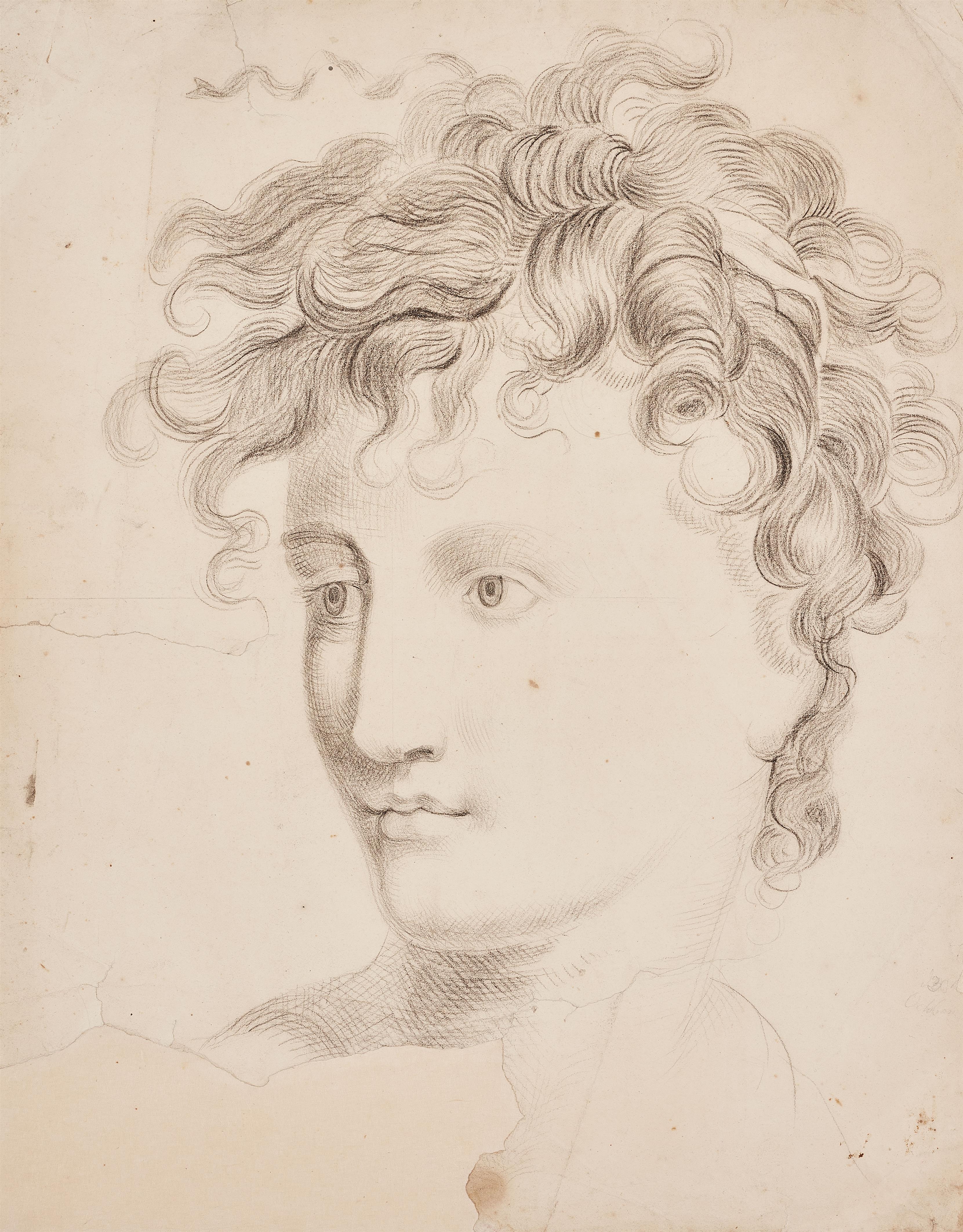 Johann Heinrich Wilhelm Tischbein - Portrait of a Girl facing left - image-1