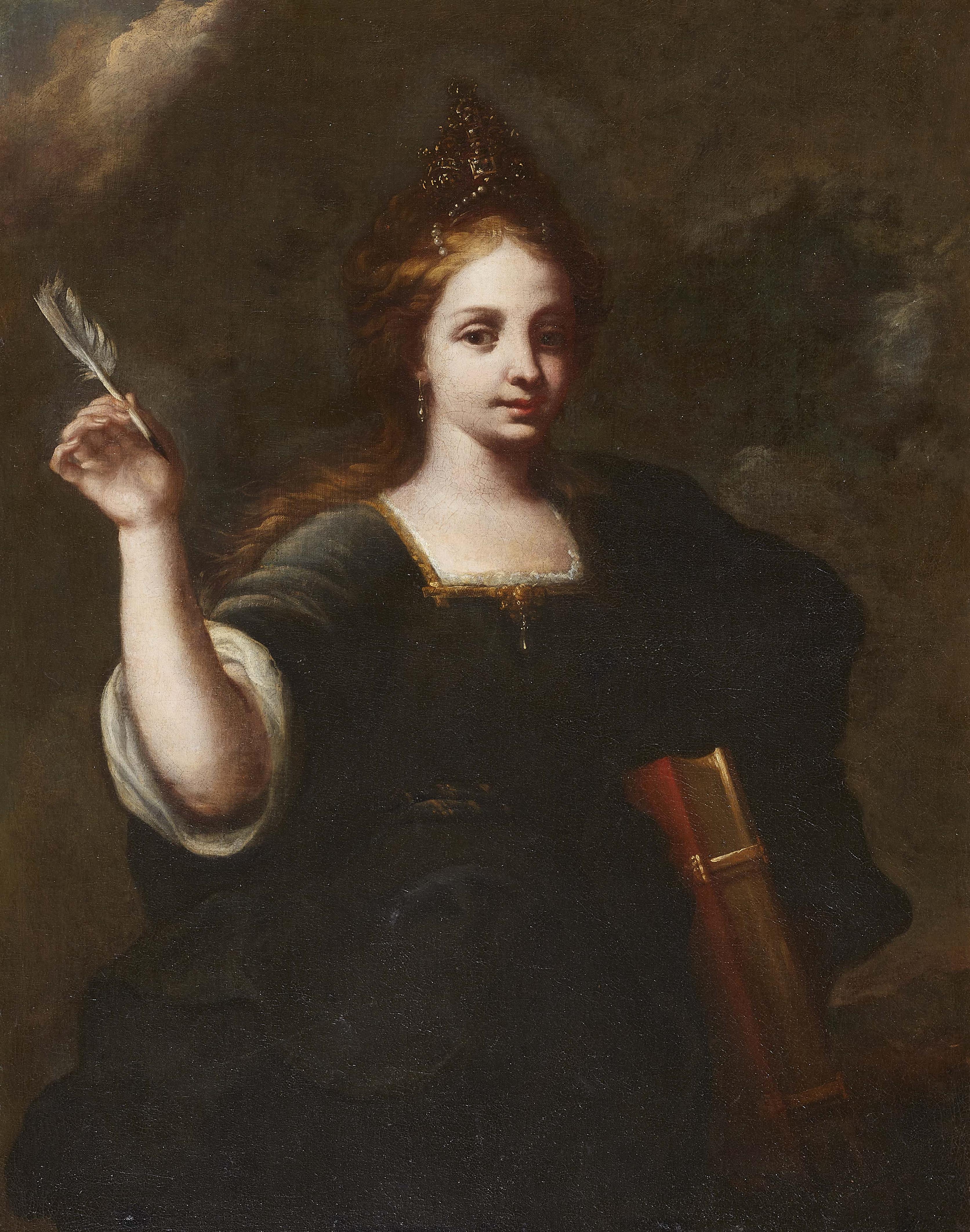 Luca Giordano, attributed to - Calliope, the muse of epic poetry - image-1