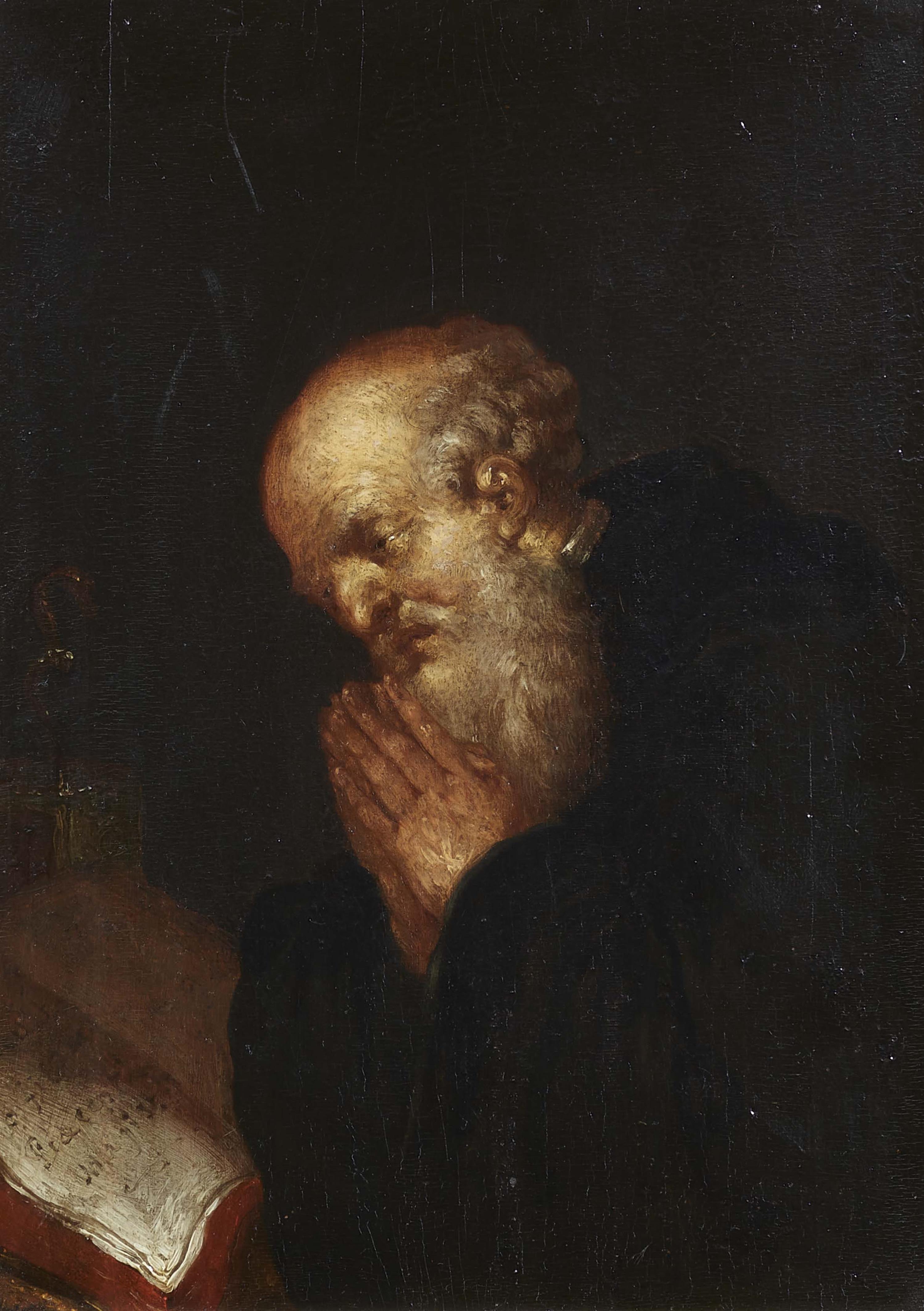 Januarius Zick - A Saint at Prayer - image-1
