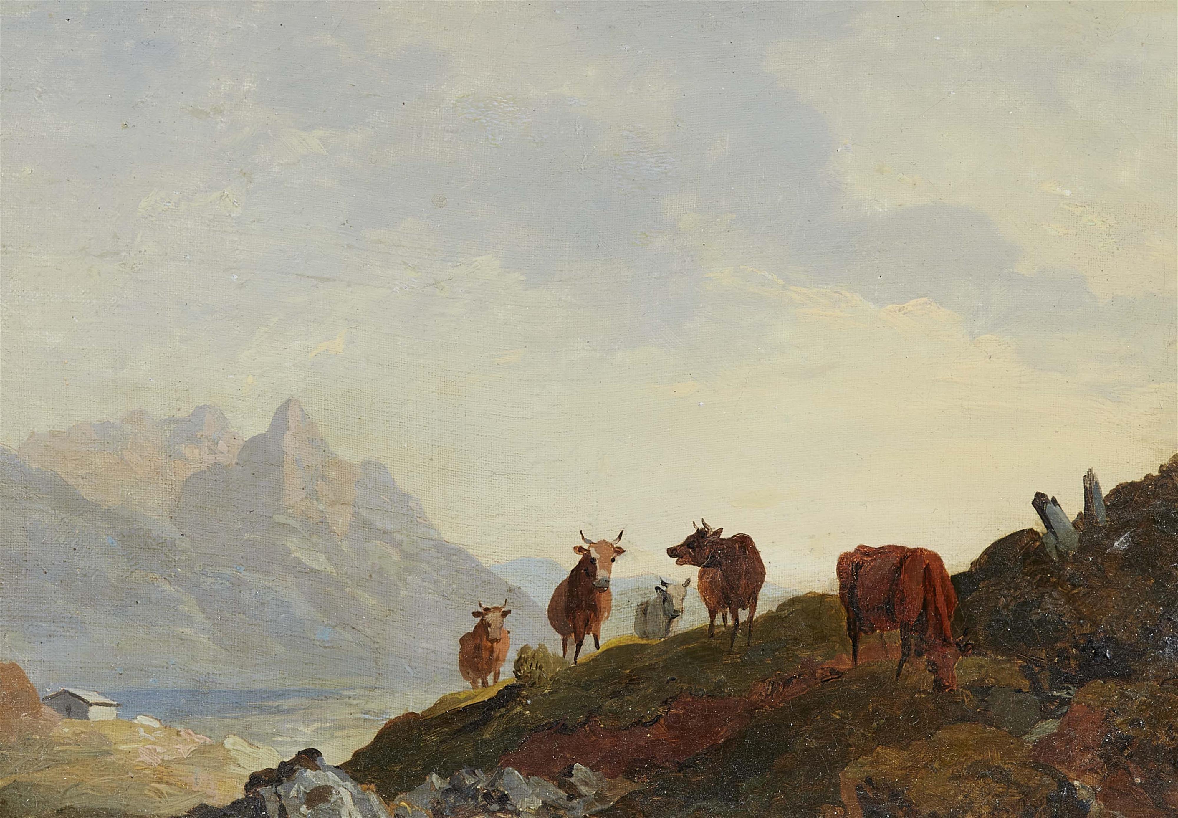 Heinrich Bürkel - Alpine Landscape - image-1