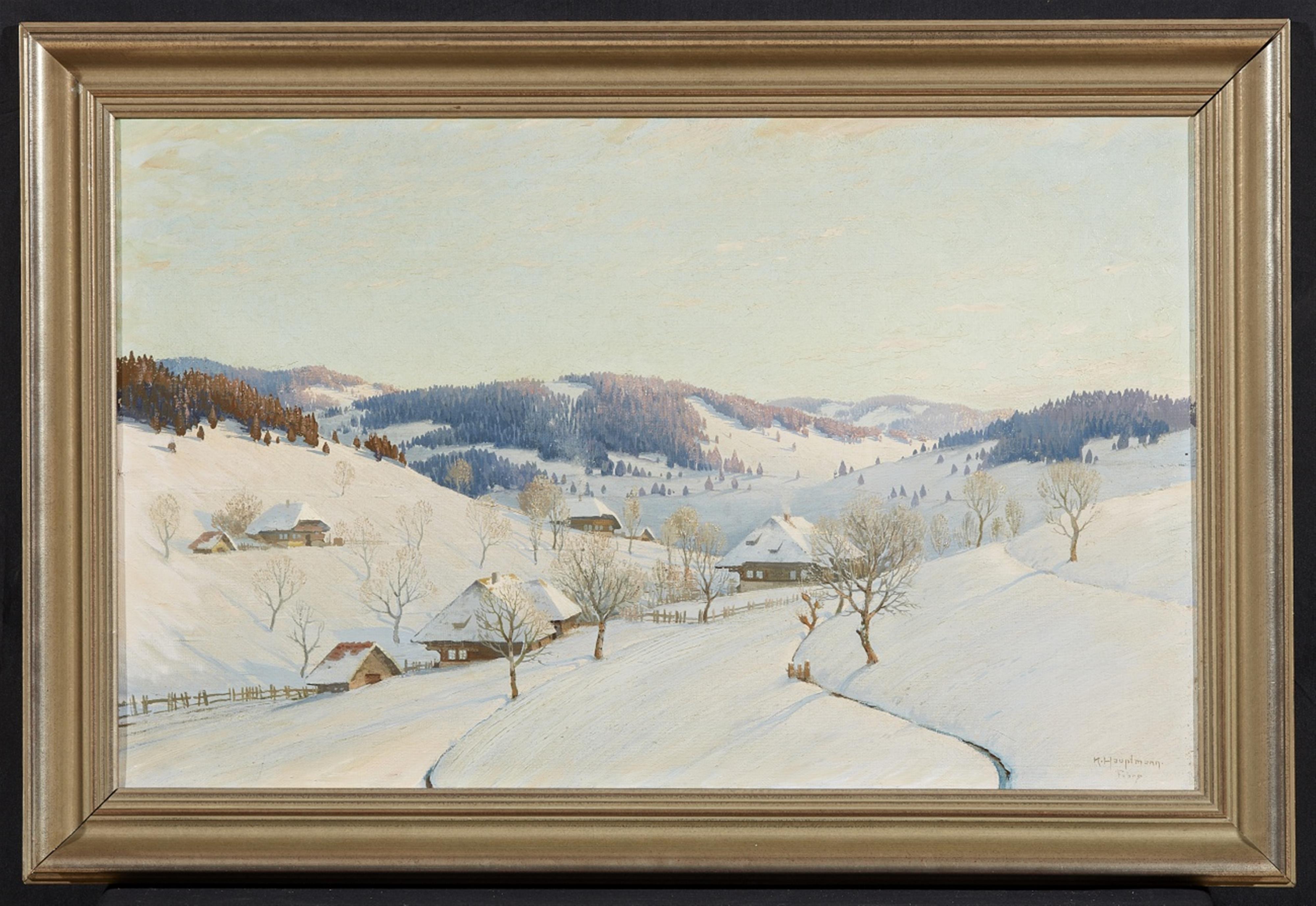 Karl Hauptmann - Winter Landscape - image-2