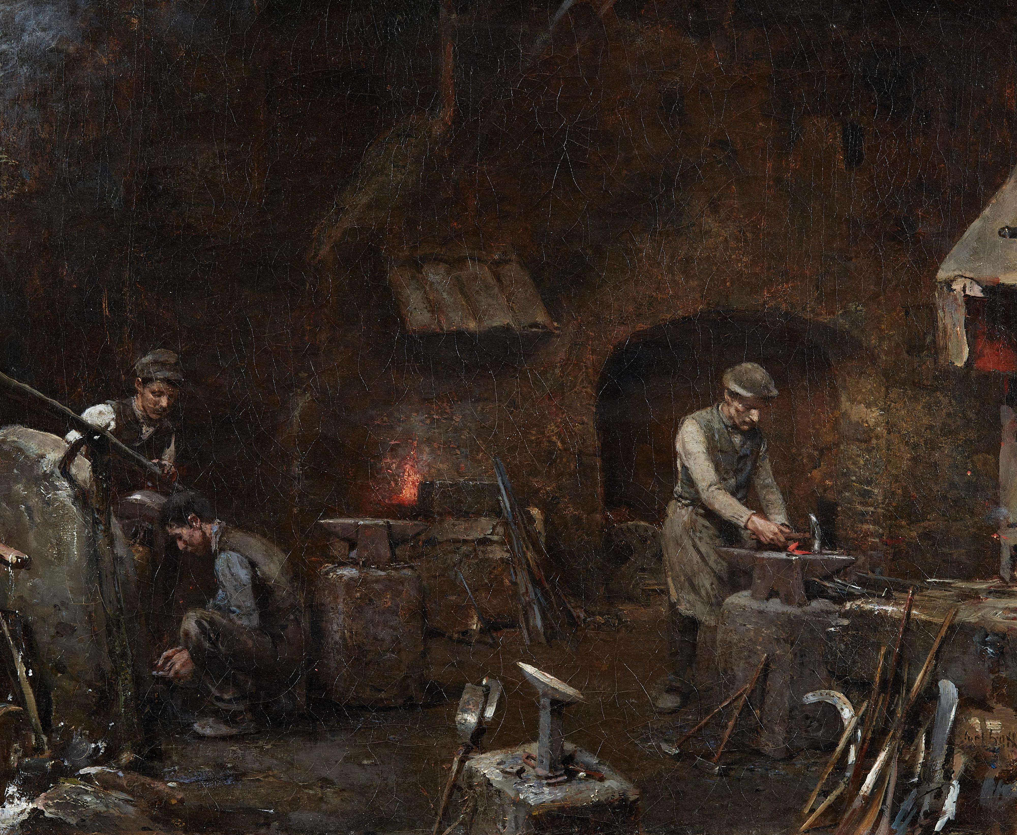 Carl Heinrich Hoff - At the Forge - image-1