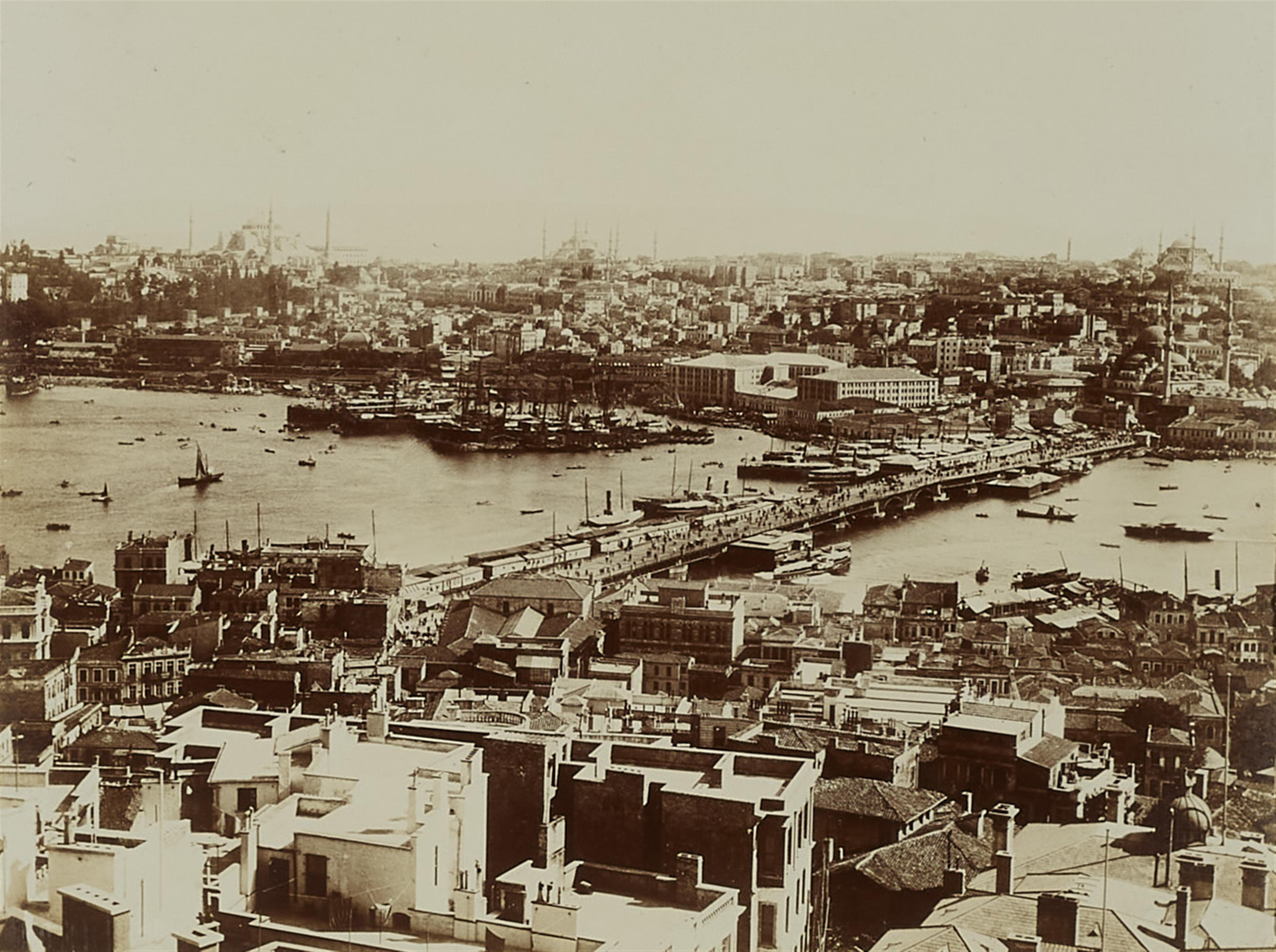 Jean Pascal Sébah - Panorama von Konstantinopel aufgenommen vom Galata-Turm - image-5