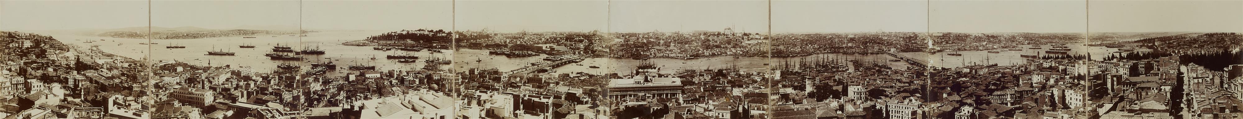 Jean Pascal Sébah - Panorama of Constantinople from the Galata Tower - image-1