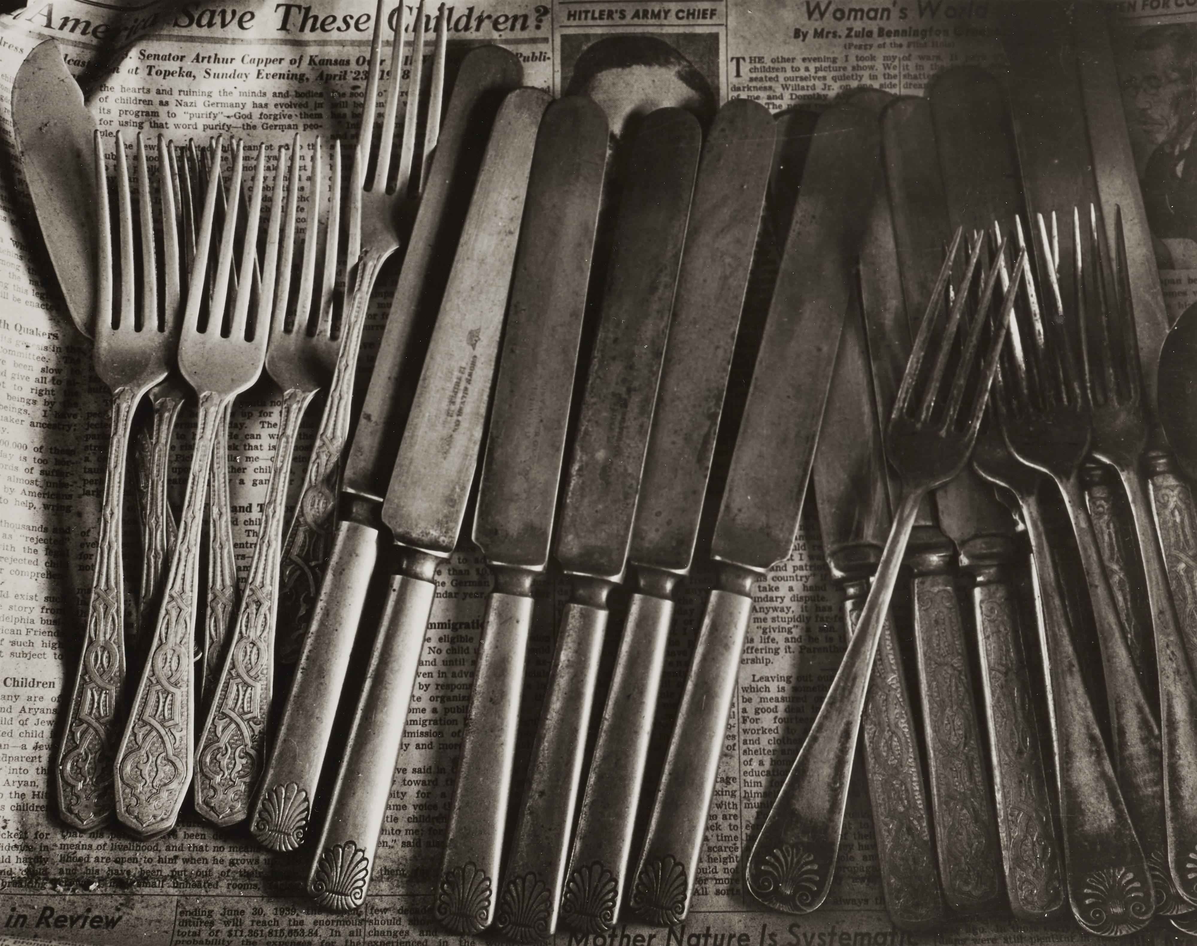Wright Morris - Drawer with Silverware, Home Place - image-1