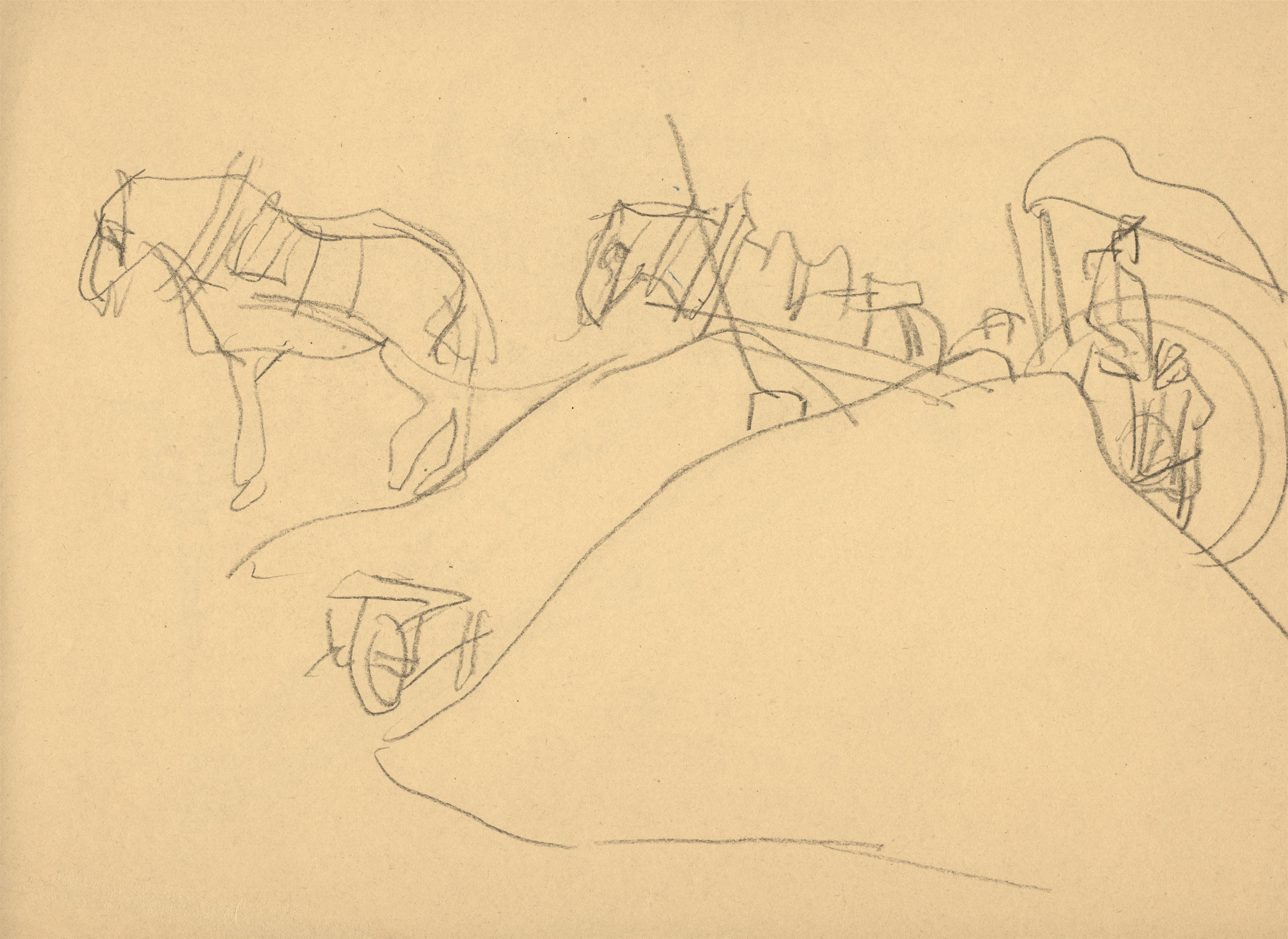 Lyonel Feininger - 4 doppelseitige Skizzen für "An der Seine, Paris" - image-8