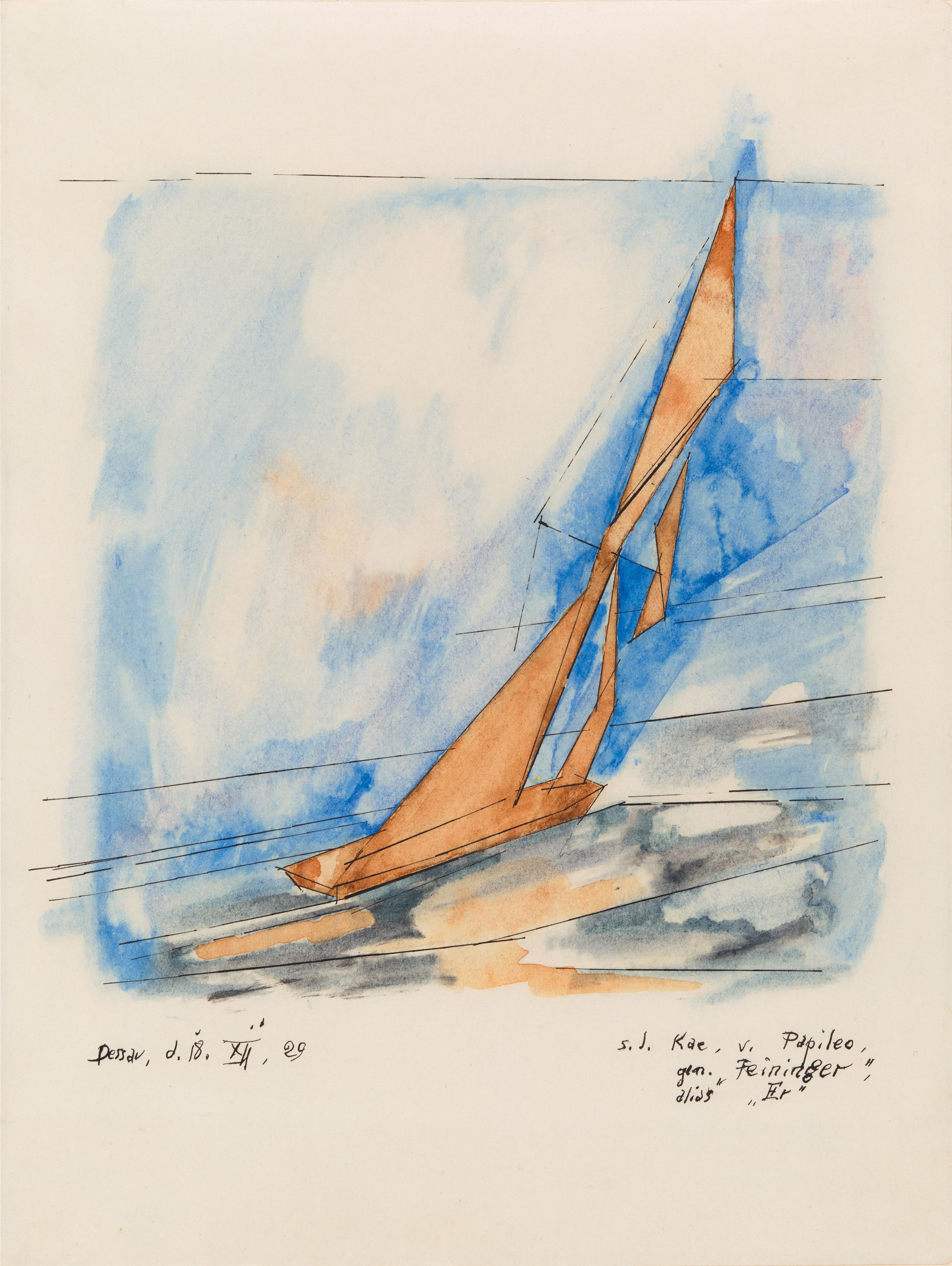 Lyonel Feininger - Sailing Boat - image-1
