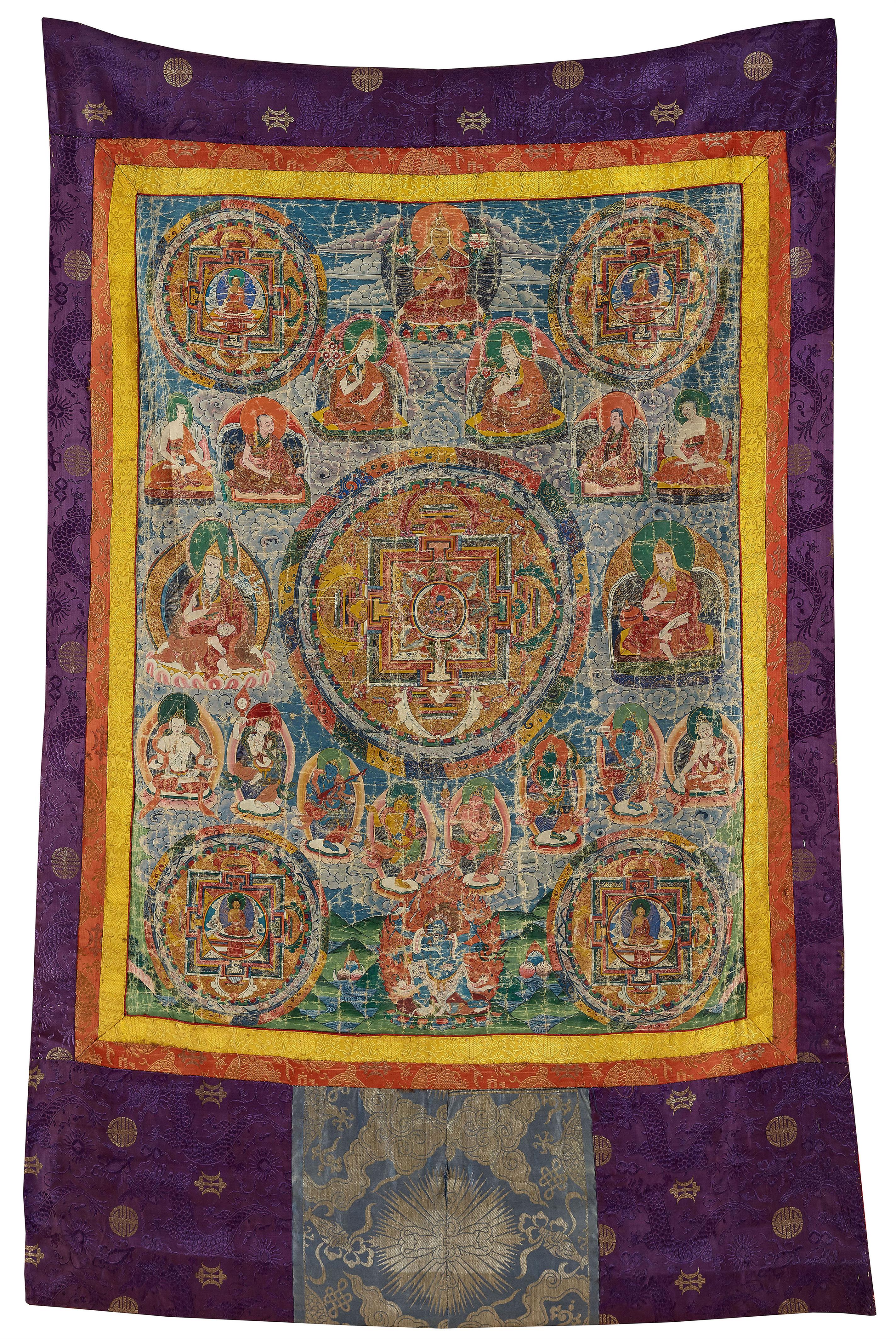 Thangka des Vajradhara Mandala. 19. Jh. - image-1