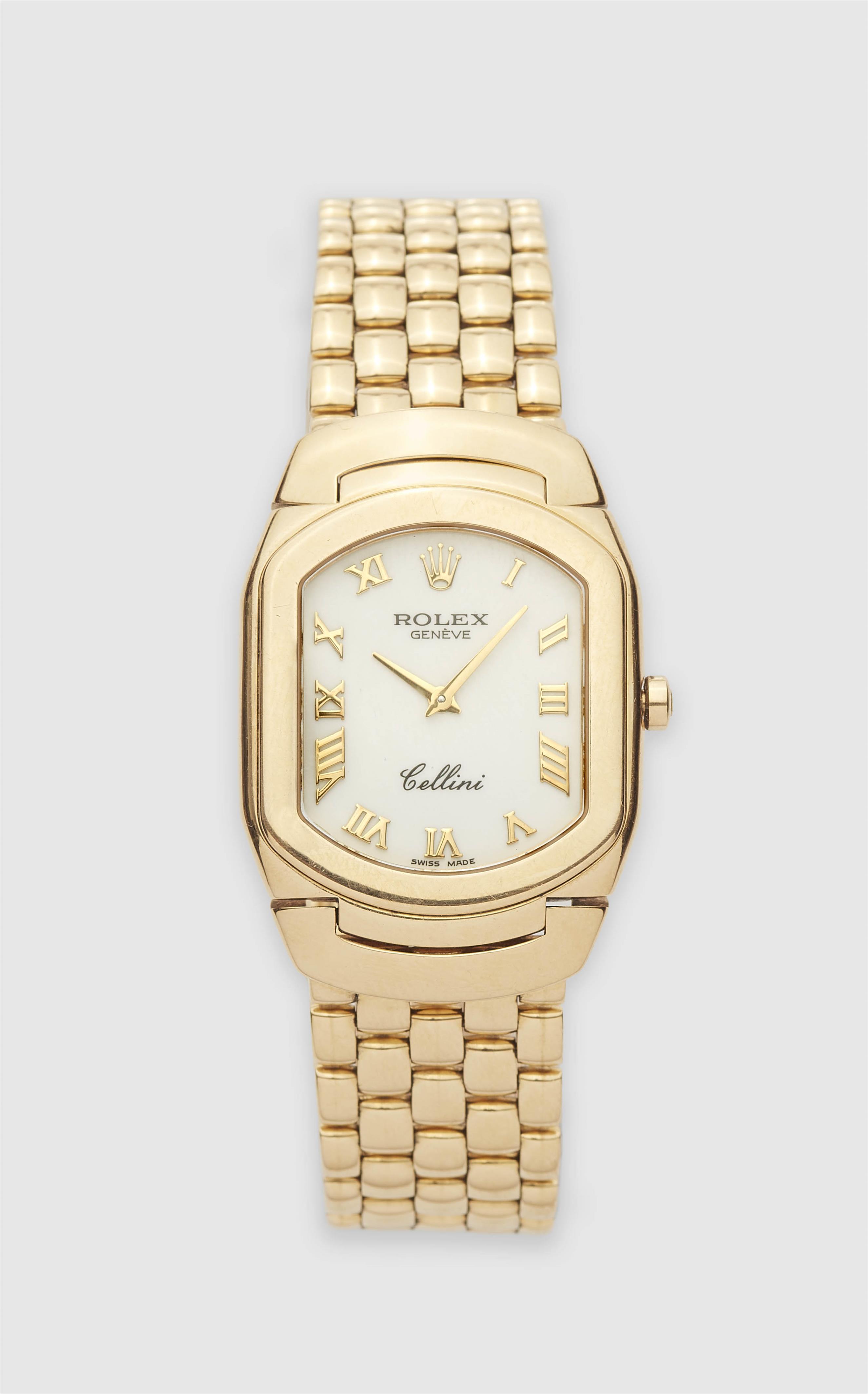 A 18k yellow gold quartz Rolex Cellini gentleman´s wristwatch. - image-1