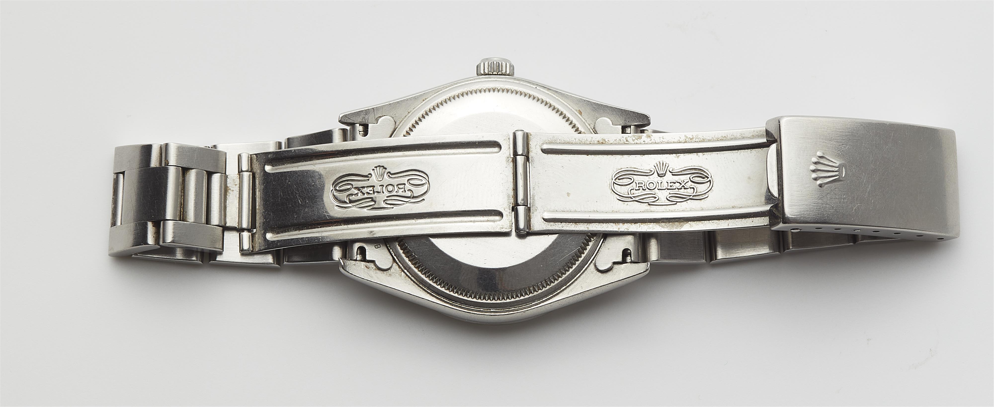 A stainless steel automatic Rolex Air King wristwatch. - image-2